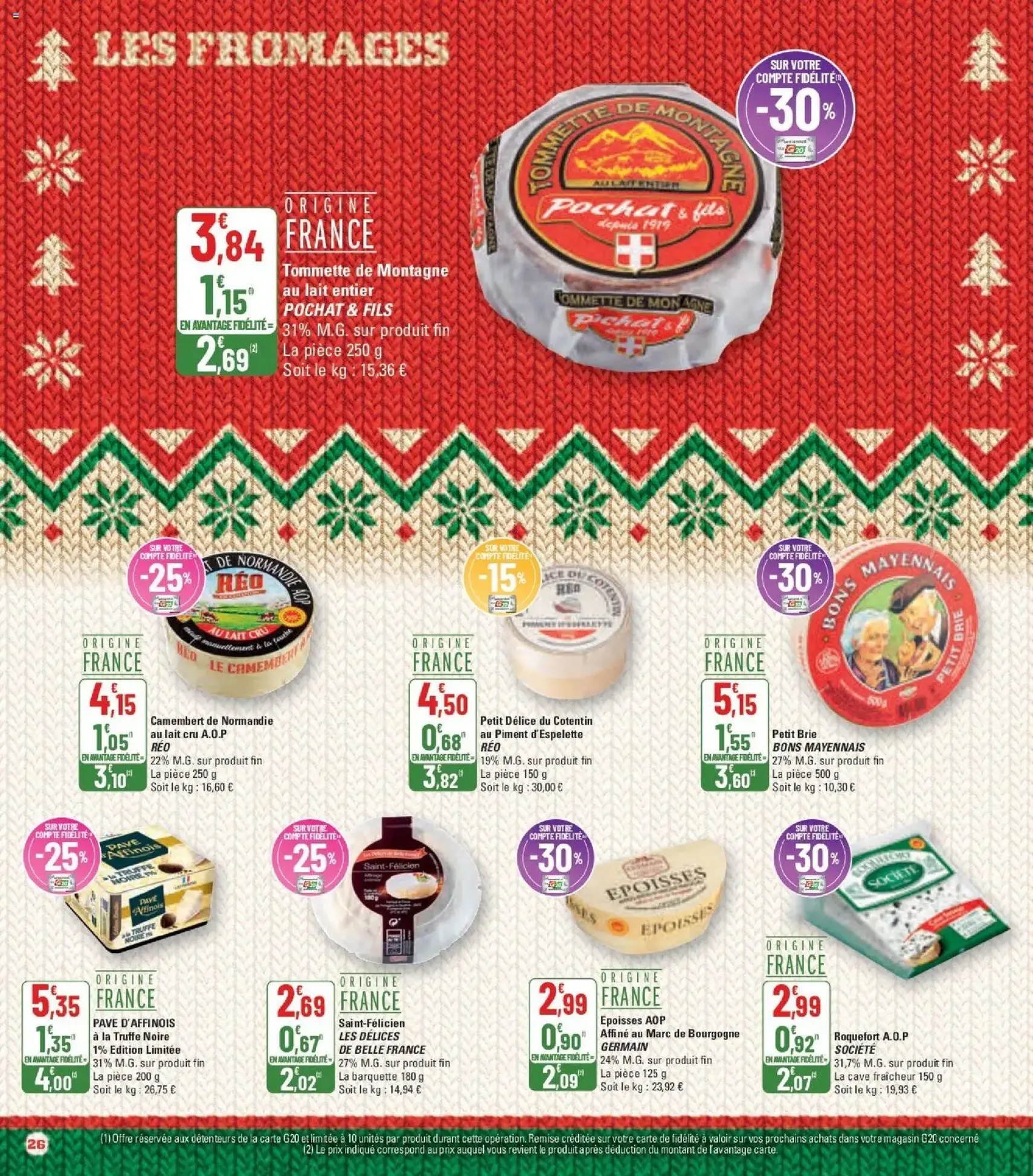 G20 Supermarchés catalogue - brochure valable à partir du 17/12/2025, page 26 sur 37