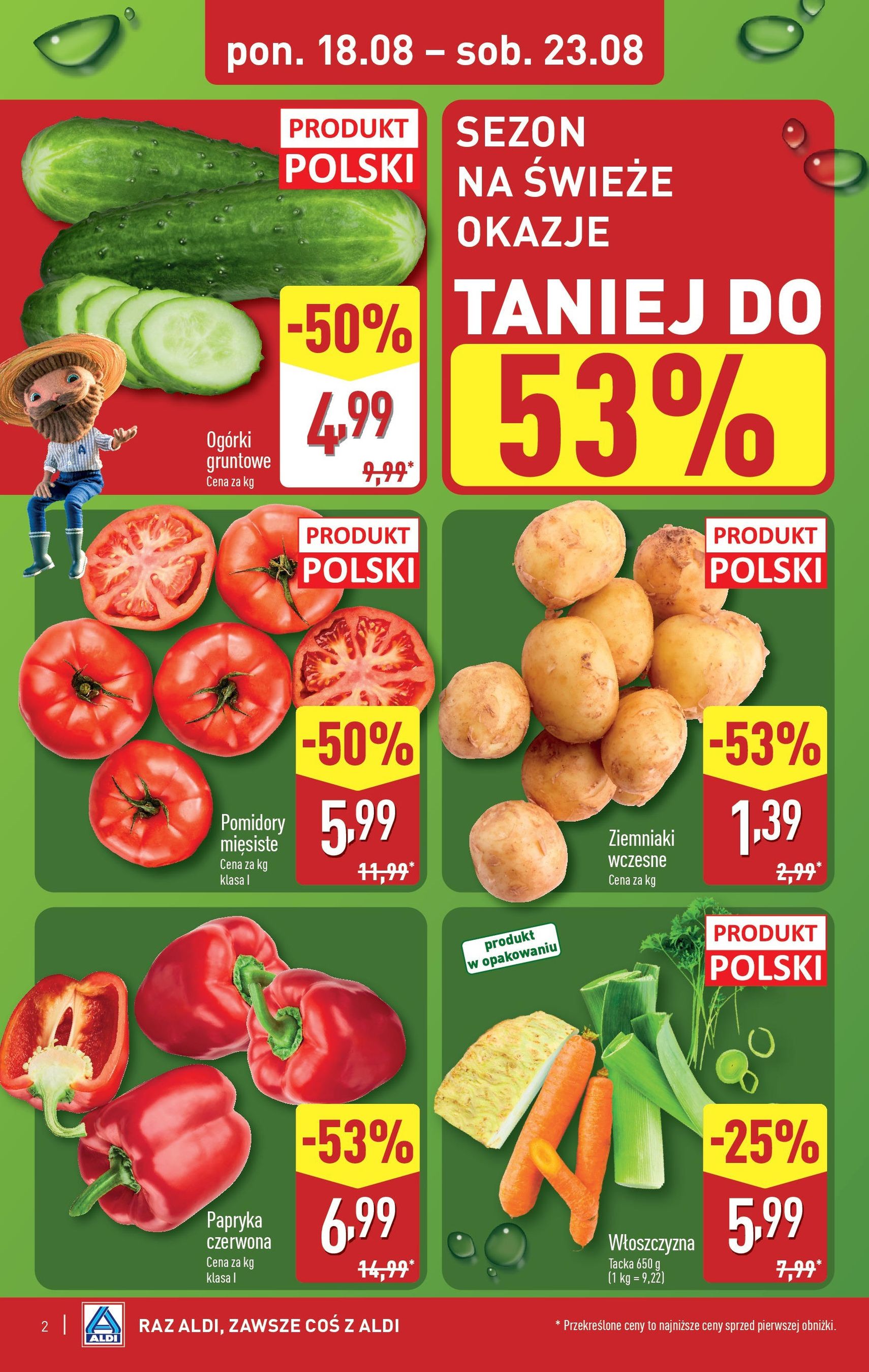 Aldi Gazetka - ważny gazetka od 18.08.2025 strona 2 z 28 Aldi Gazetka - ważny gazetka od 18.08.2025 strona 2 z 28
