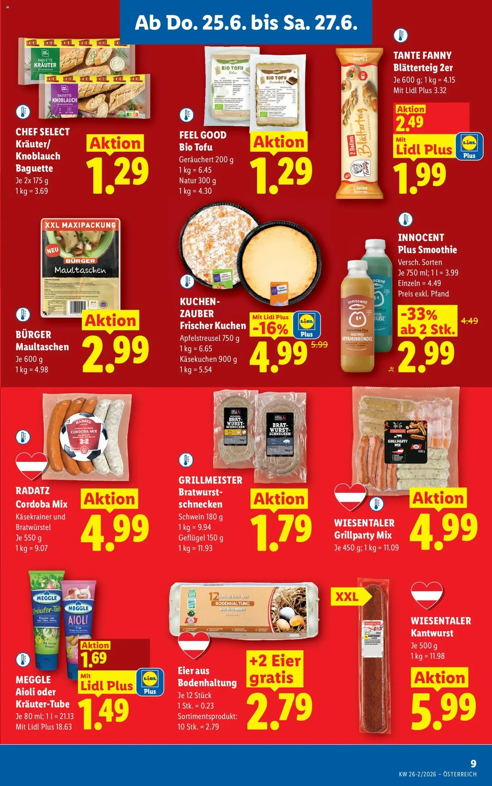 Lidl - Flugblatt - Gültiger Prospekt ab 25.06.2026, Seite 11 von insgesamt 54
