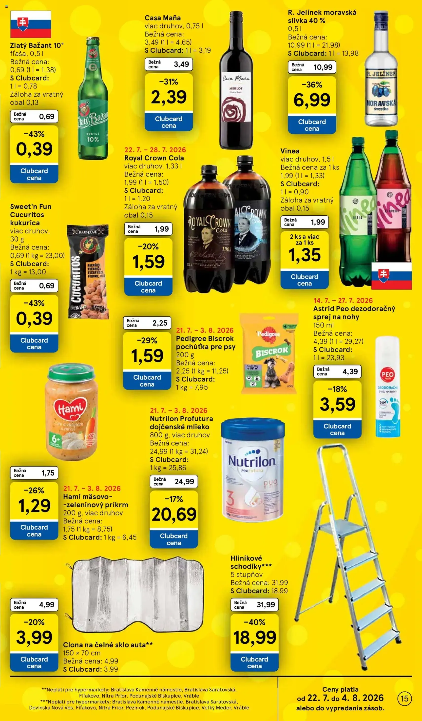 Tesco Hypermarket - leták - platný leták od 22.07.2026 strana 15 z 50