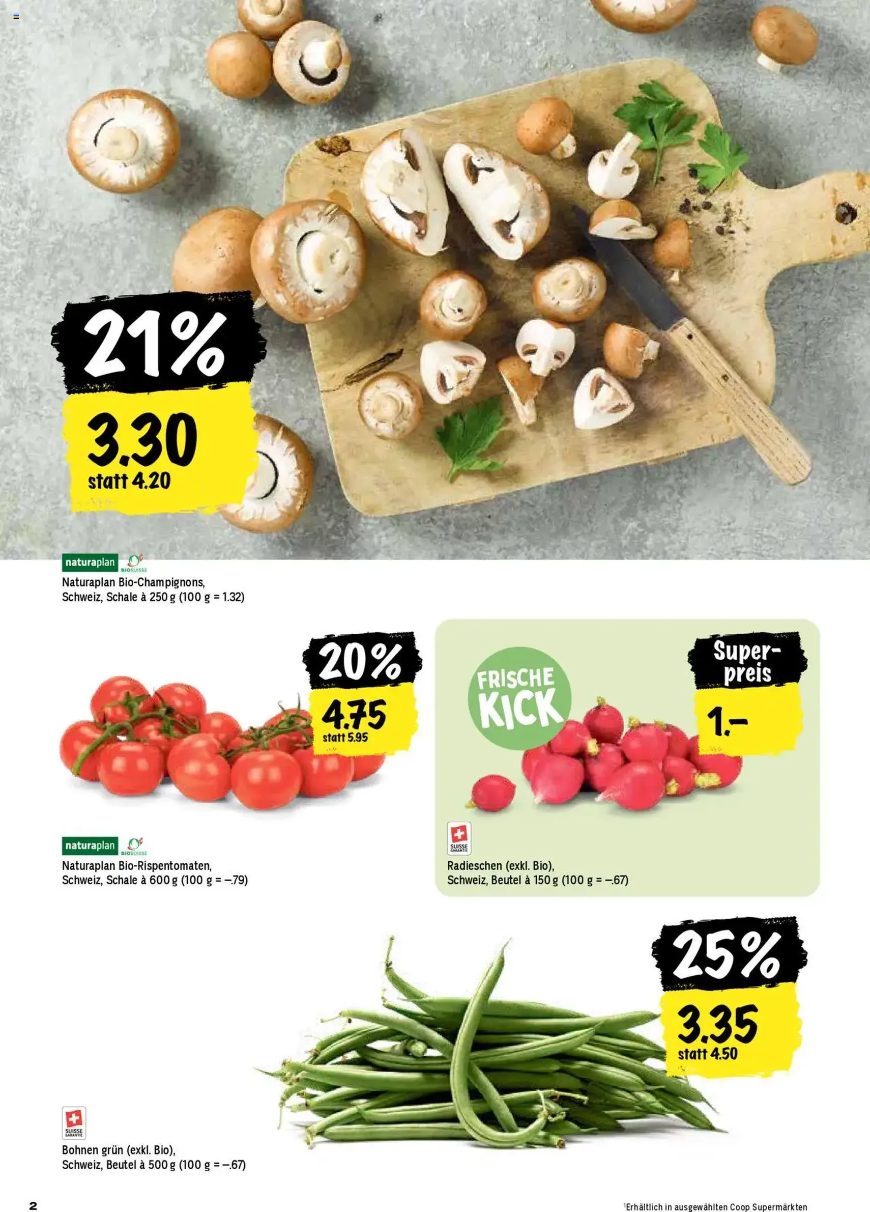 Coop Aktionen - Gültiger Prospekt ab 07.08.2025, Seite 2 von insgesamt 24 Coop Aktionen - Gültiger Prospekt ab 07.08.2025, Seite 2 von insgesamt 24