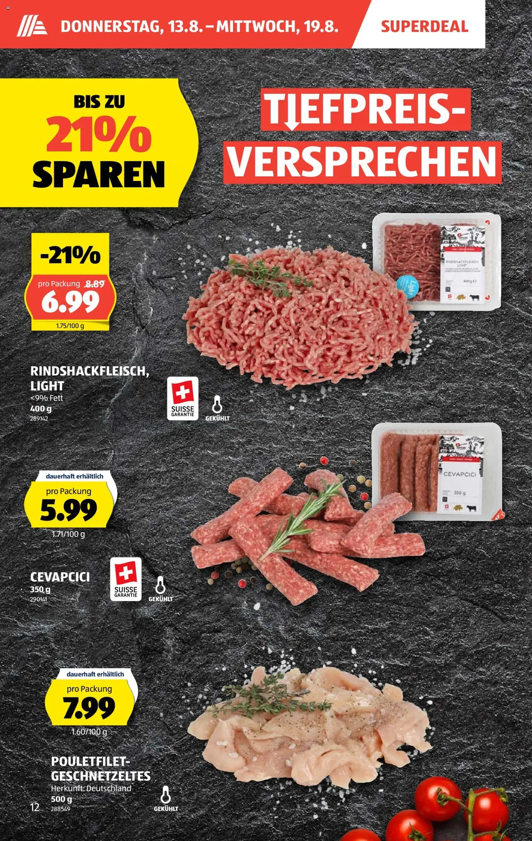 Aldi aktionen - Gültiger Prospekt ab 13.08.2026, Seite 12 von insgesamt 47