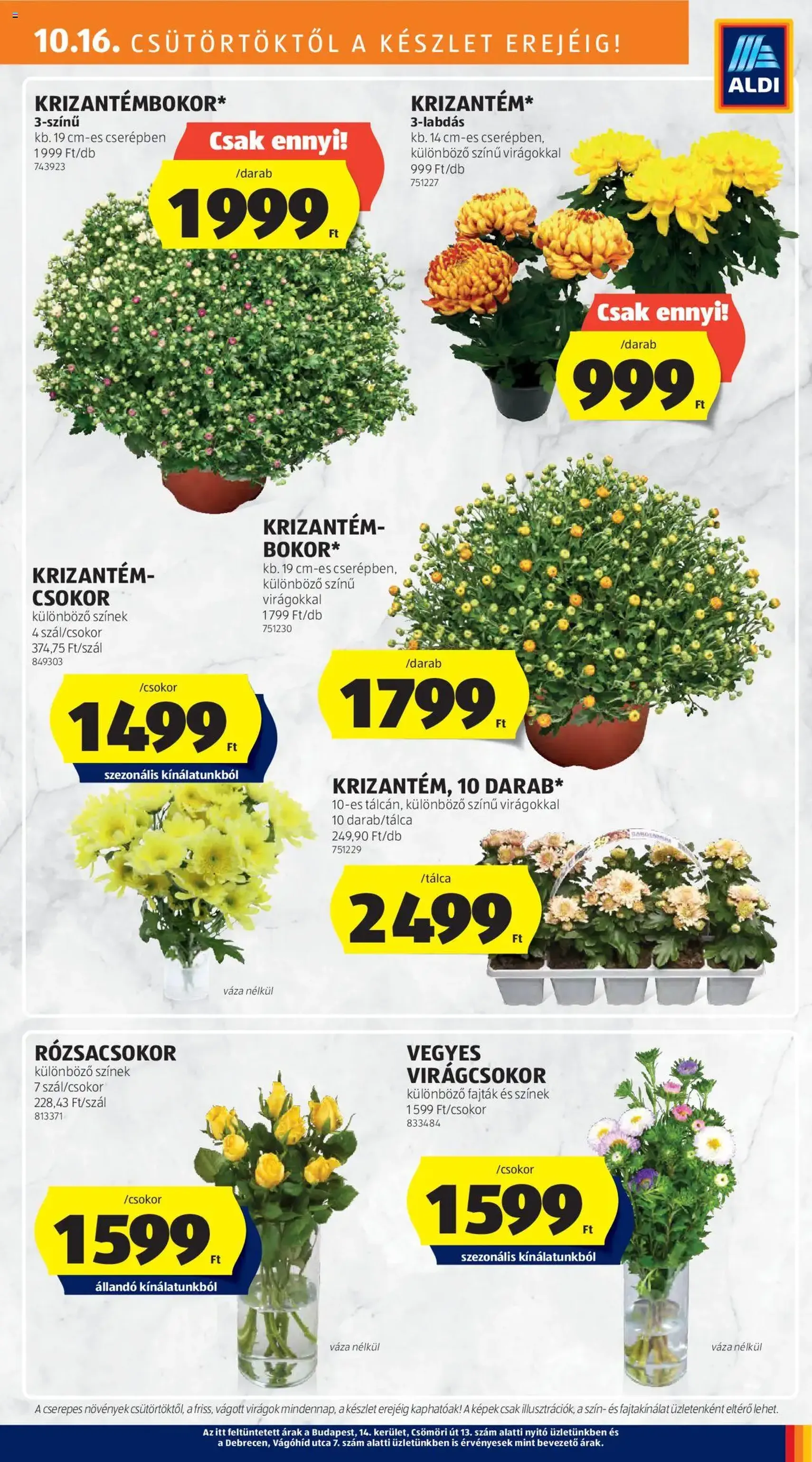 Aldi Akciós újság - 2025.10.16. érvényes szórólap 27 oldal 50 oldalból Aldi Akciós újság - 2025.10.16. érvényes szórólap 27 oldal 50 oldalból