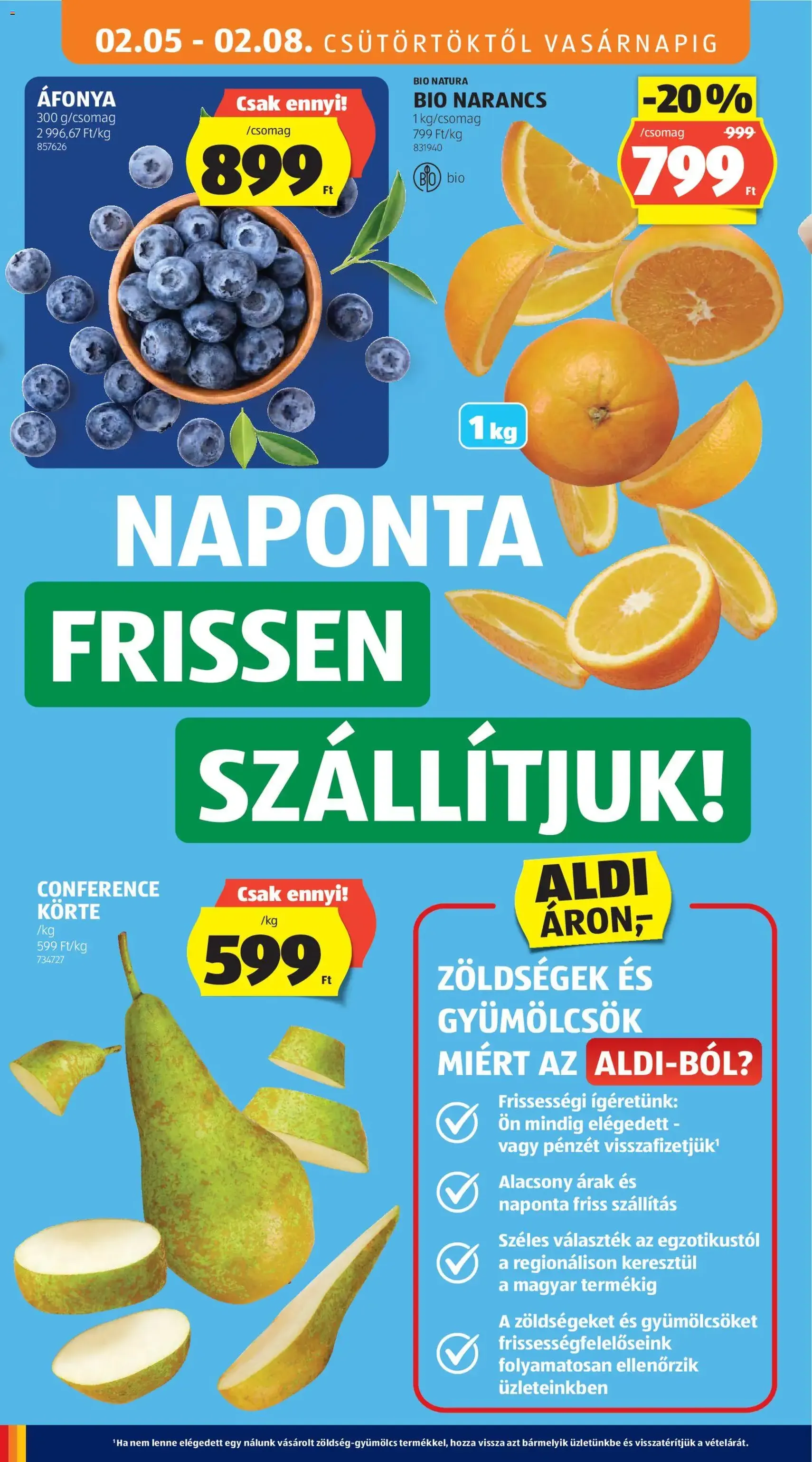 Aldi Akciós újság - 2026.02.05. érvényes szórólap 4 oldal 48 oldalból