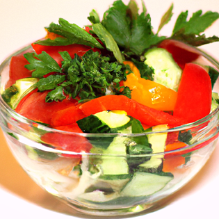 Recipe preview Rainbow Layered Vegetable Salad
