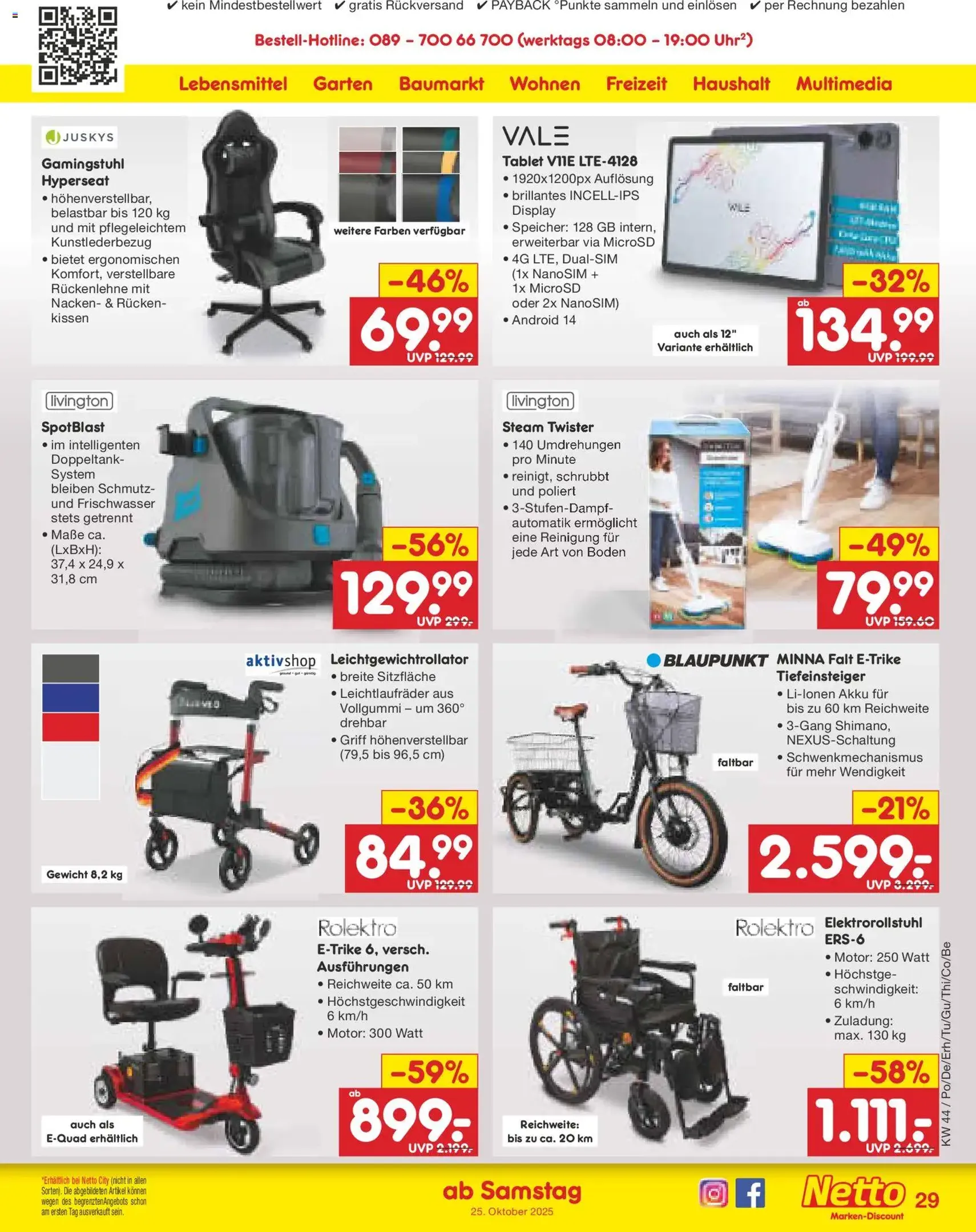 Netto Marken-Discount Prospekt - Gültiger Prospekt ab 27.10.2025, Seite 33 von insgesamt 65 Netto Marken-Discount Prospekt - Gültiger Prospekt ab 27.10.2025, Seite 33 von insgesamt 65