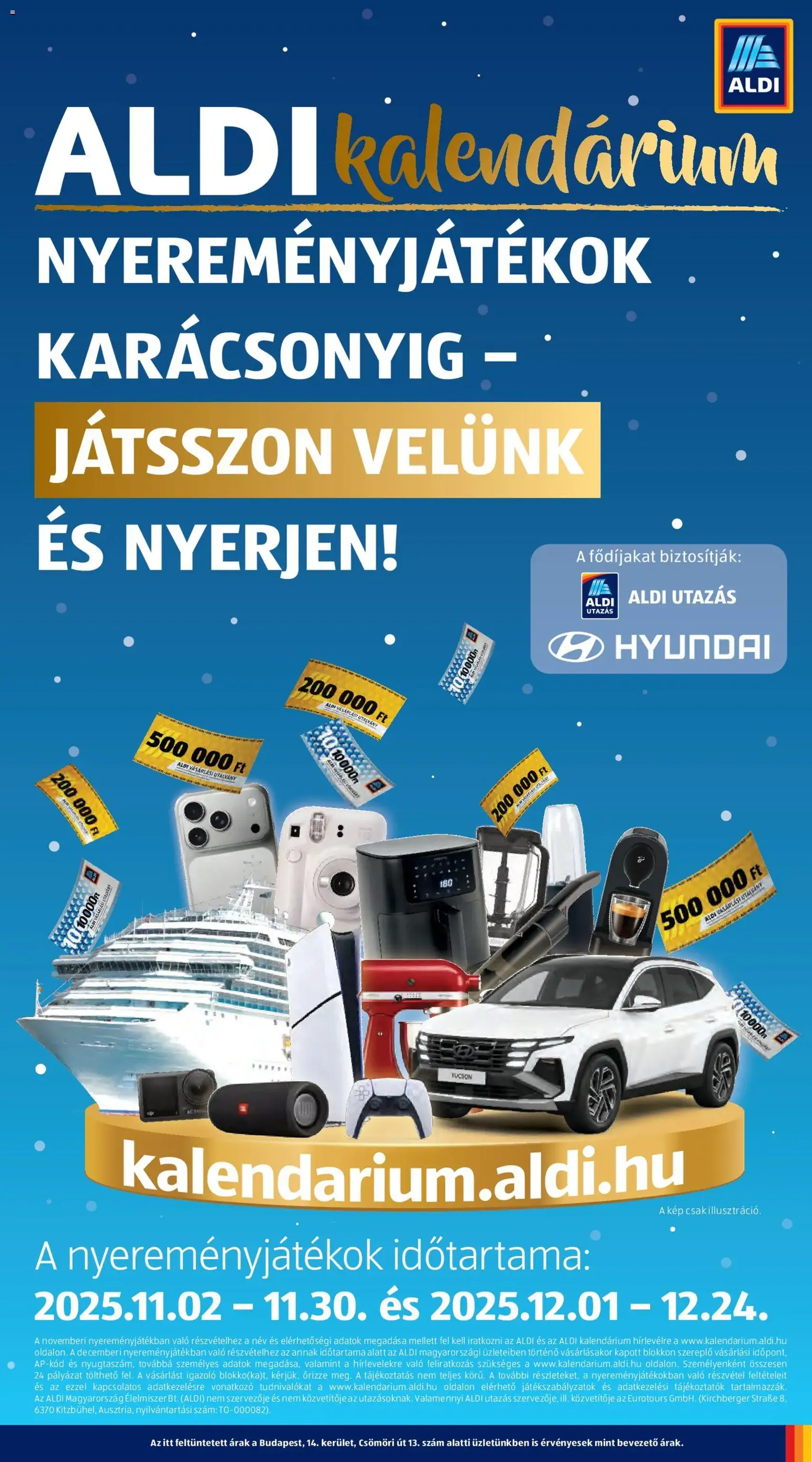 Aldi Akciós újság - 2025.10.30. érvényes szórólap 47 oldal 55 oldalból Aldi Akciós újság - 2025.10.30. érvényes szórólap 47 oldal 55 oldalból