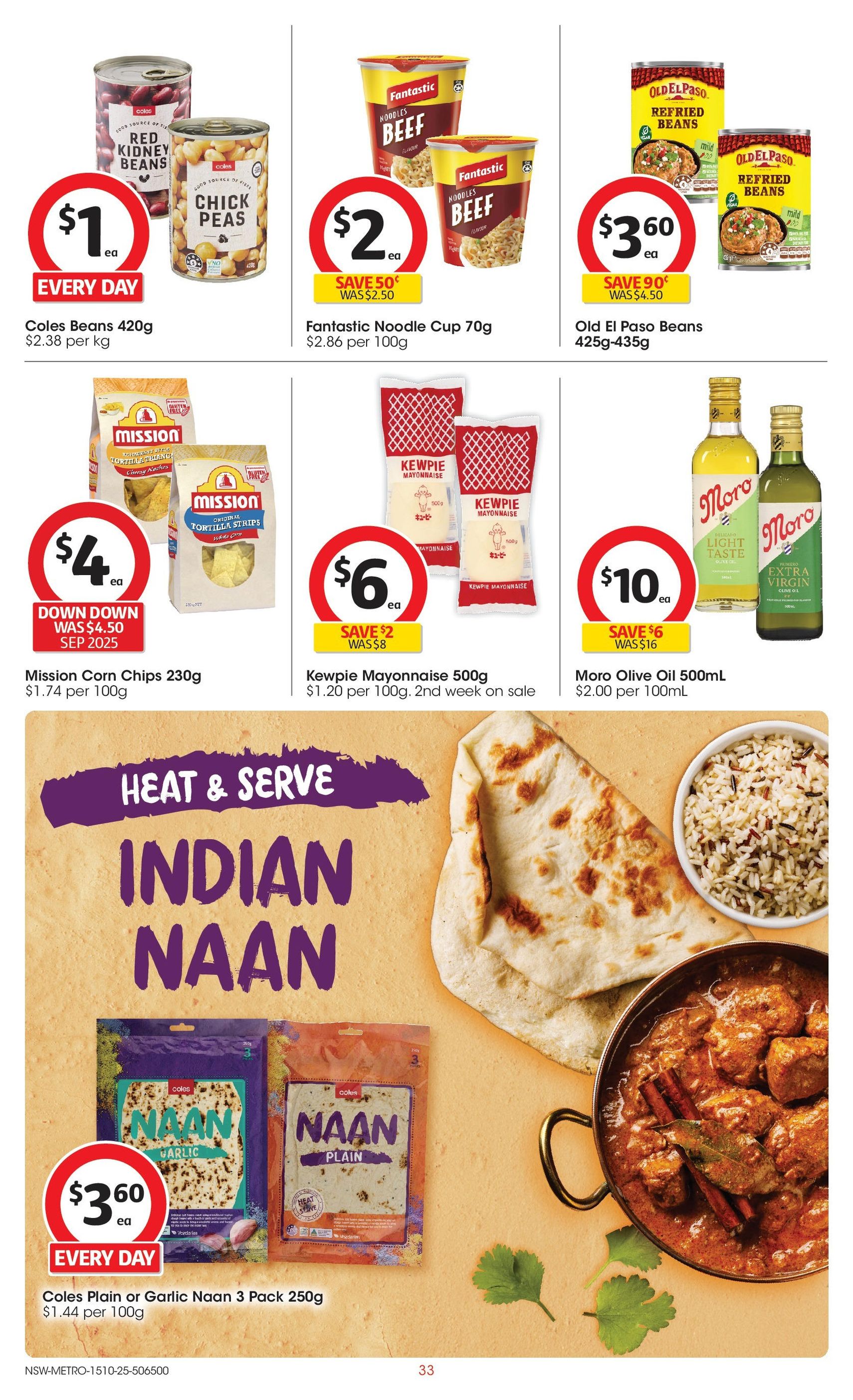 Coles Catalogue NSW - valid flyer from 15/10/2025, page 33 of 51 Coles Catalogue NSW - valid flyer from 15/10/2025, page 33 of 51