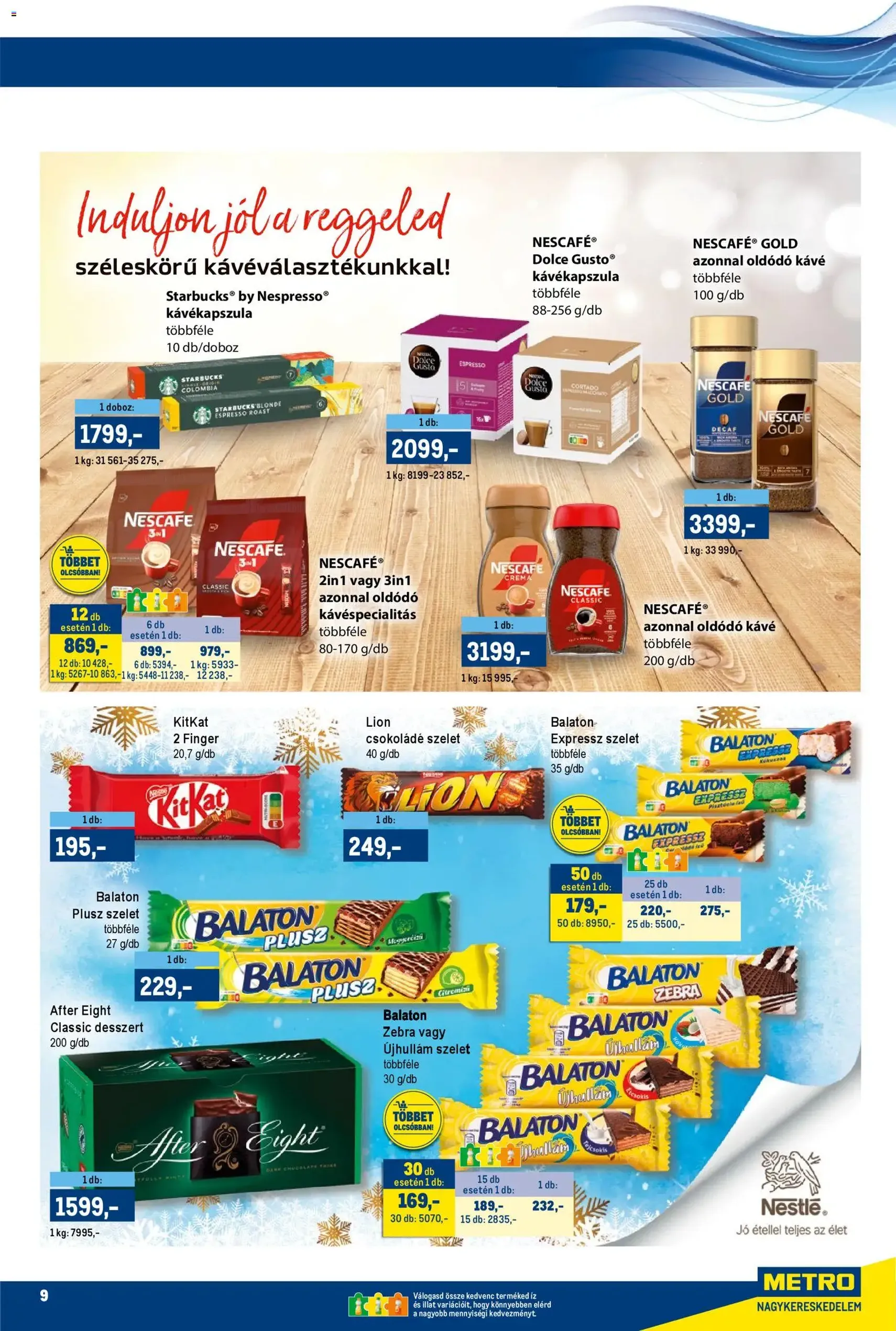 Metro Akciós újság - 2025.12.01. érvényes szórólap 9 oldal 40 oldalból