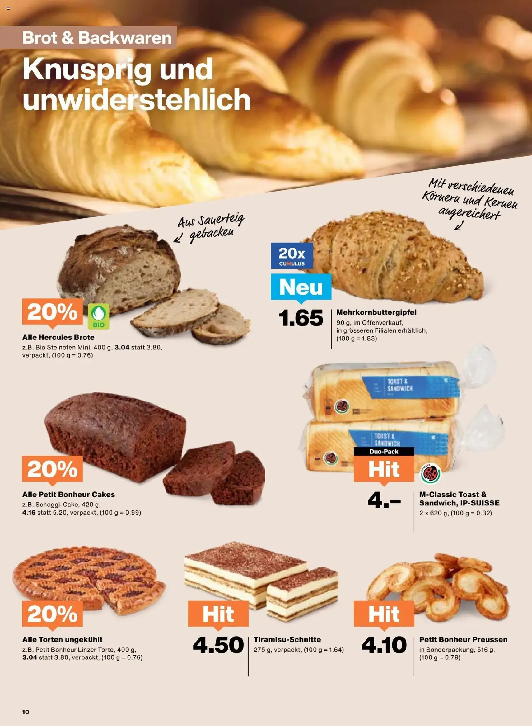 Migros Aktionen - Gültiger Prospekt ab 28.10.2025, Seite 10 von insgesamt 24 Migros Aktionen - Gültiger Prospekt ab 28.10.2025, Seite 10 von insgesamt 24