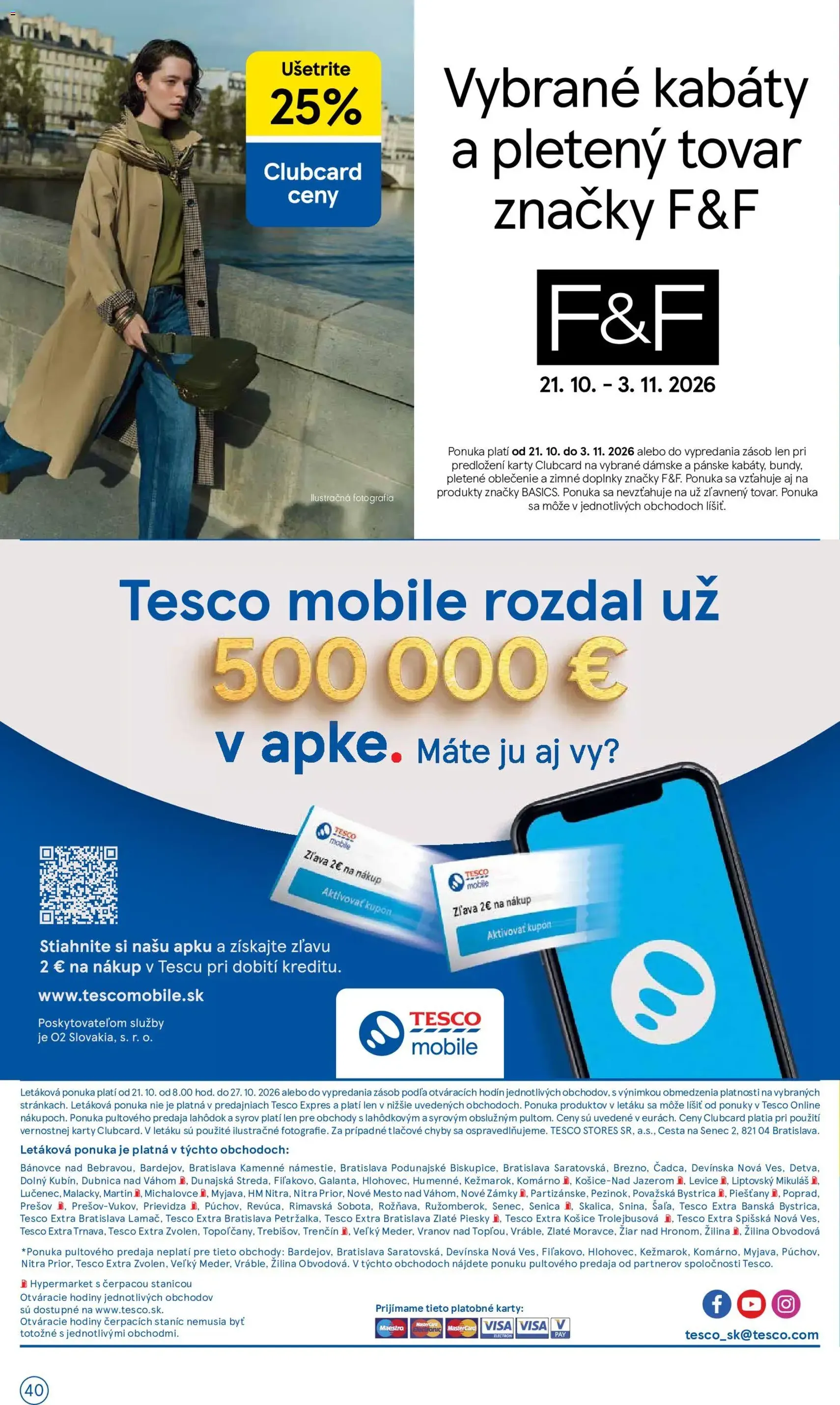 Tesco Hypermarket - leták - platný leták od 21.10.2026 strana 40 z 42