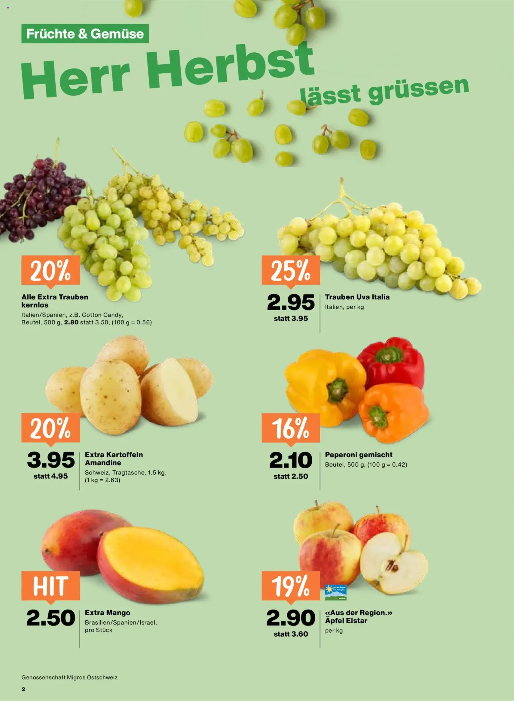 Migros aktionen - Gültiger Prospekt ab 10.09.2026, Seite 2 von insgesamt 24