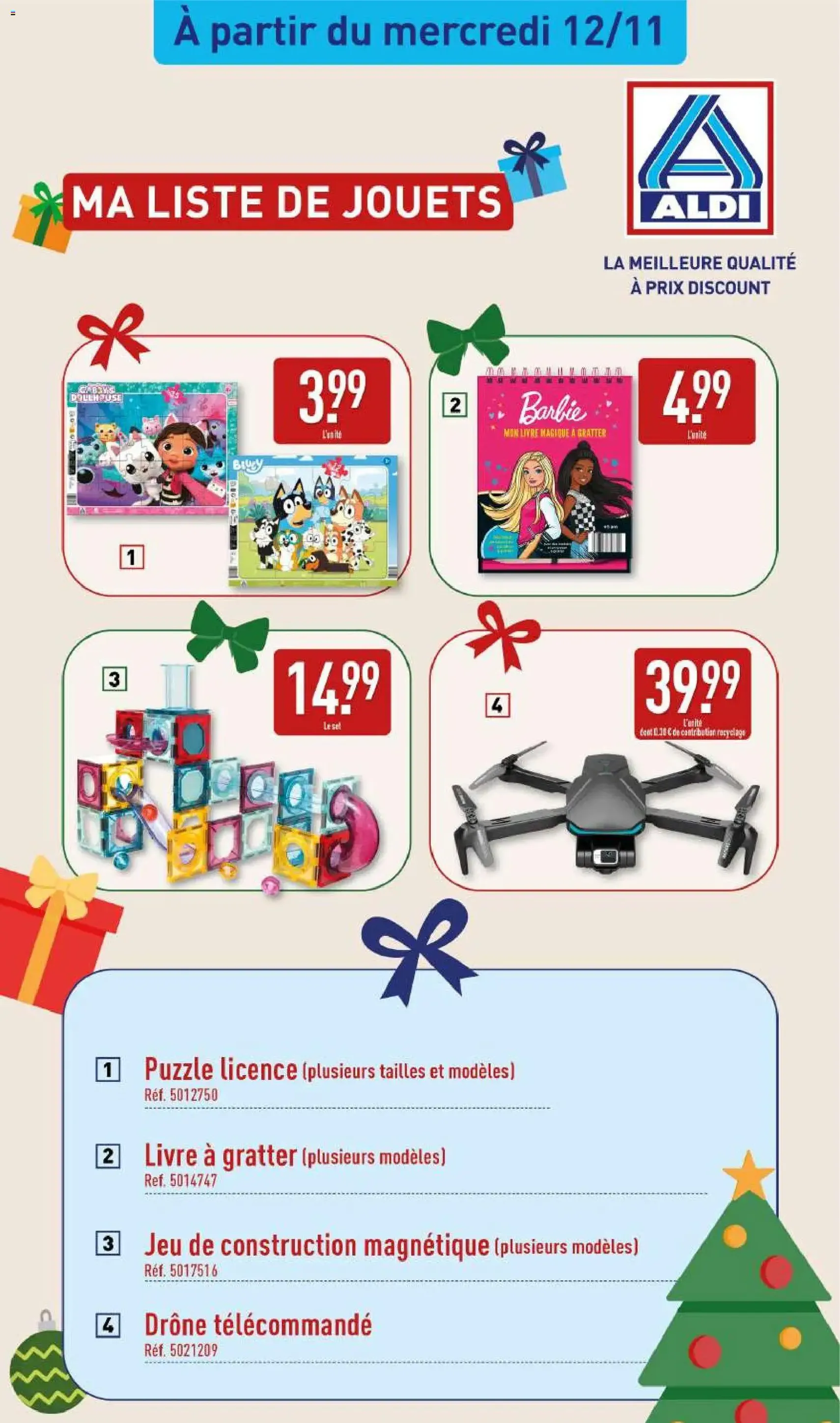 Aldi catalogue semaine 46 - brochure valable à partir du 11/11/2025, page 4 sur 43