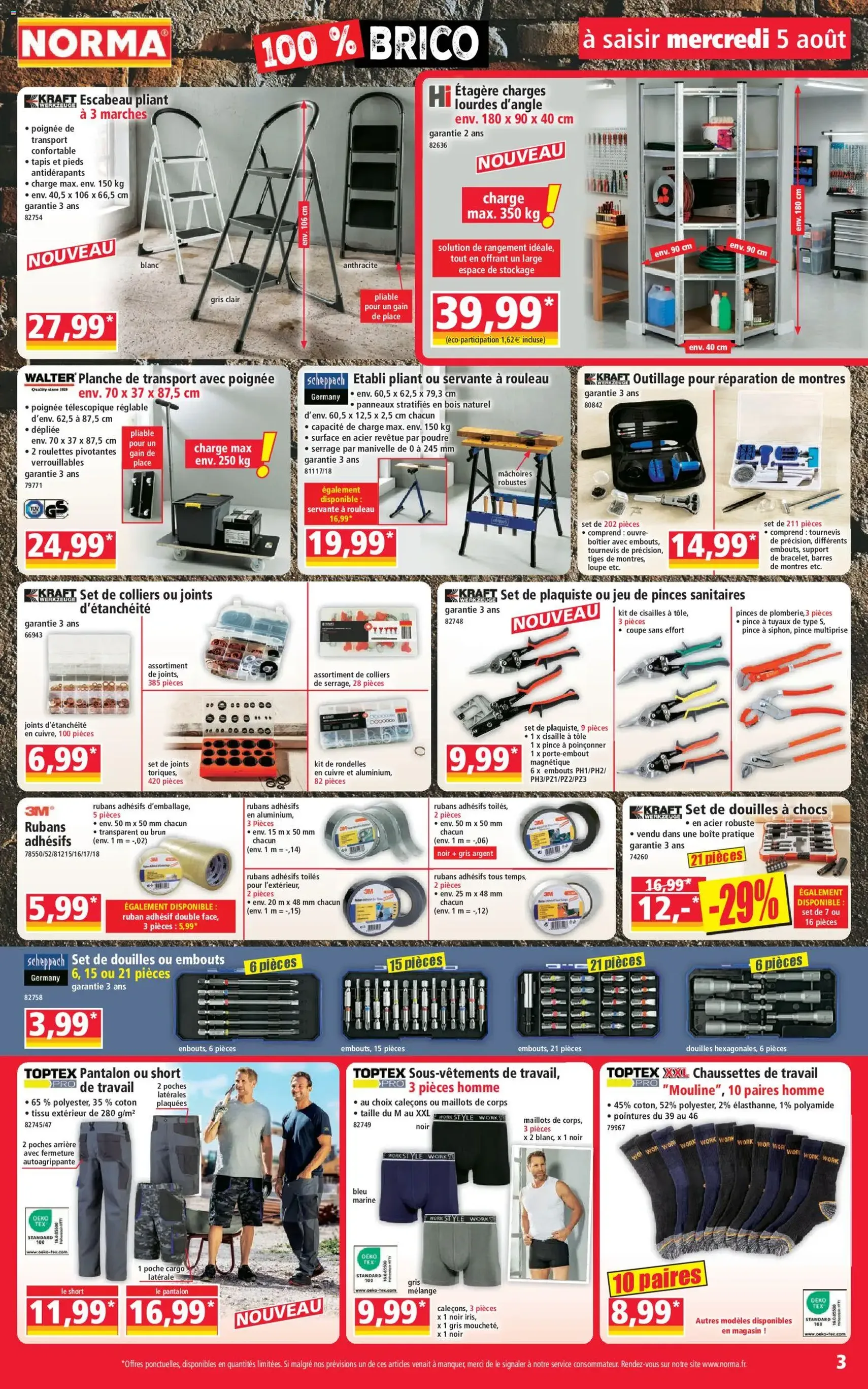 Norma catalogue - brochure valable à partir du 05/08/2026, page 3 sur 12