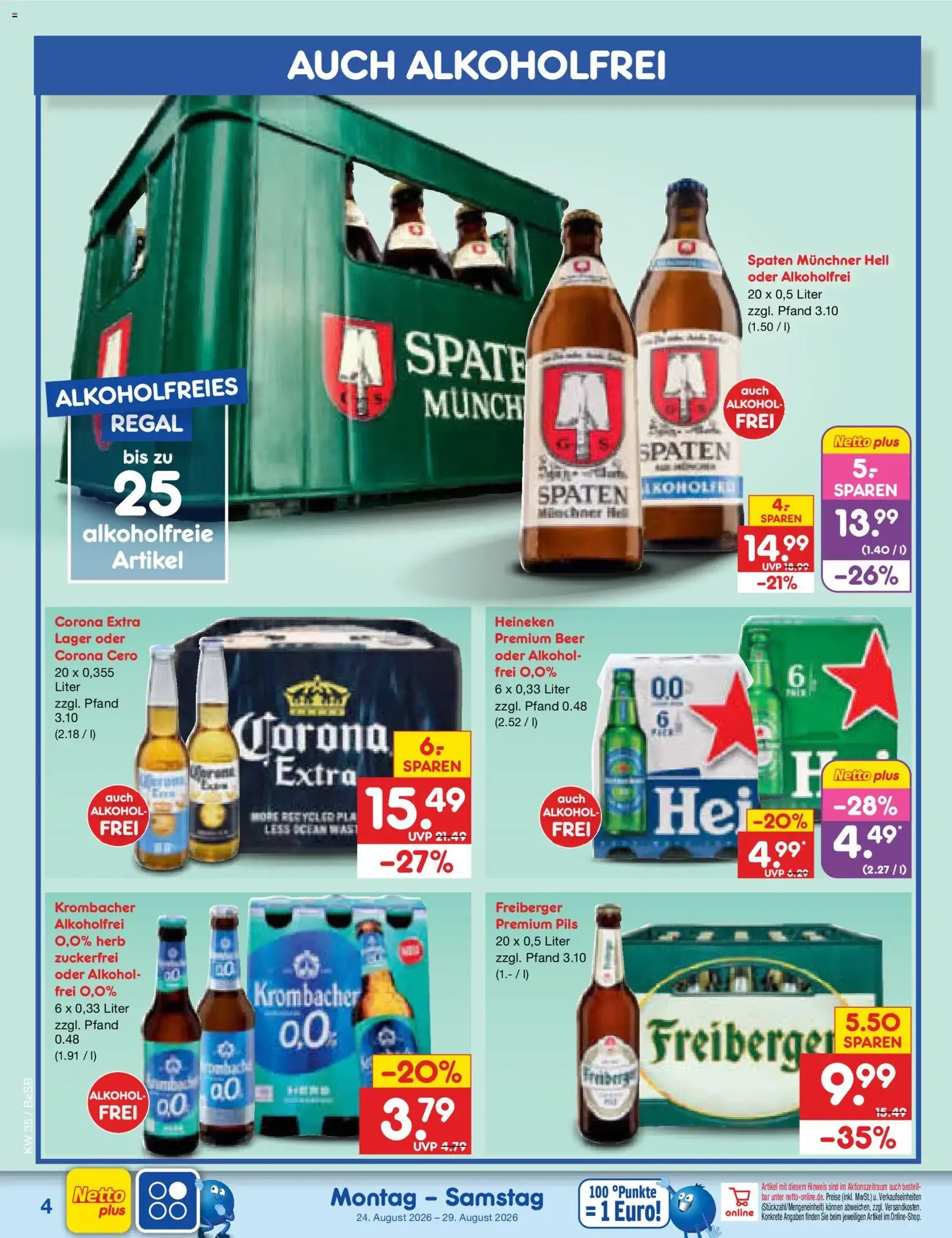 Netto Marken-Discount Prospekt - Gültiger Prospekt ab 24.08.2026, Seite 4 von insgesamt 68