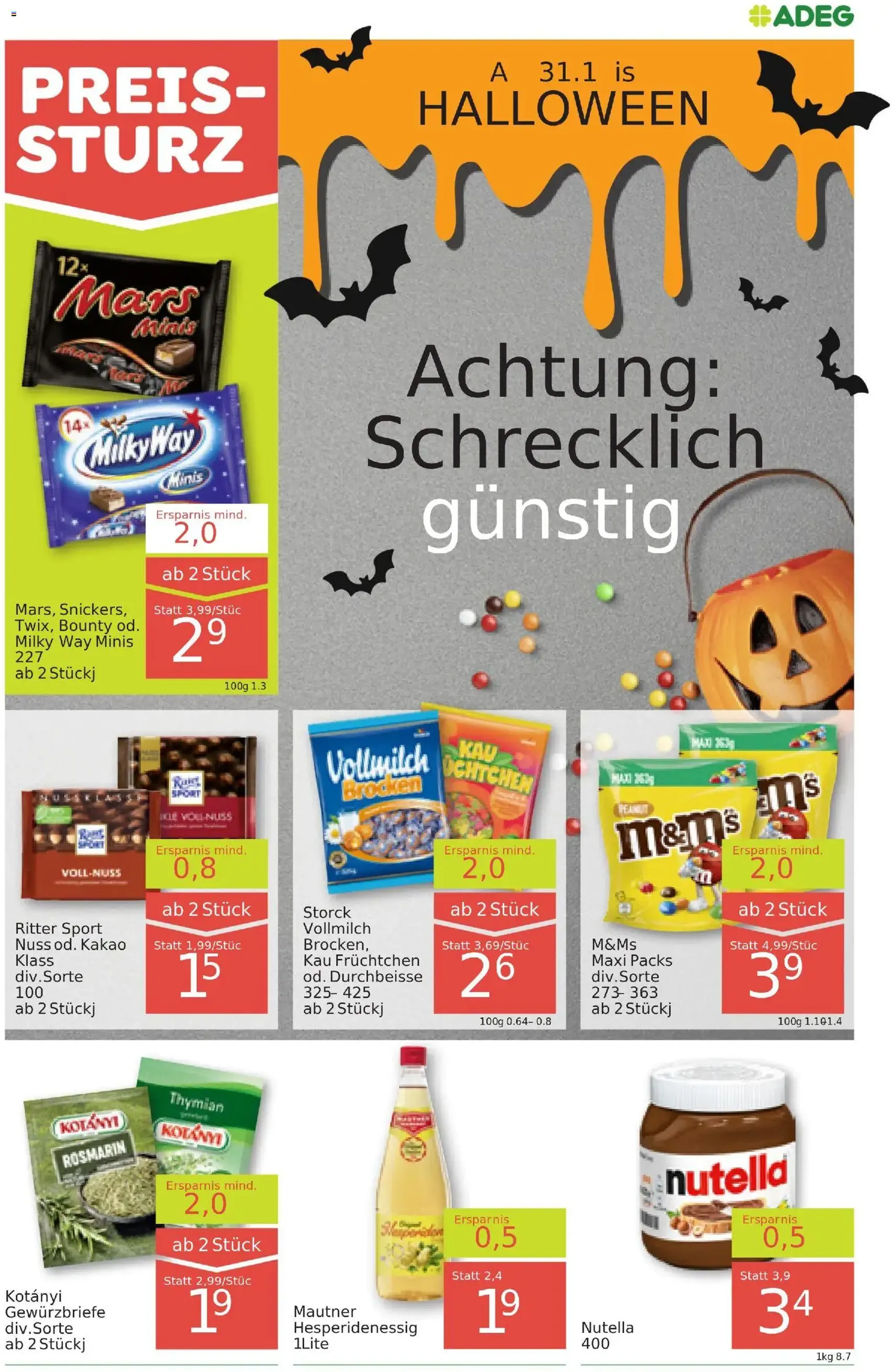 ADEG Flugblatt - Gültiger Prospekt ab 30.10.2025, Seite 7 von insgesamt 12