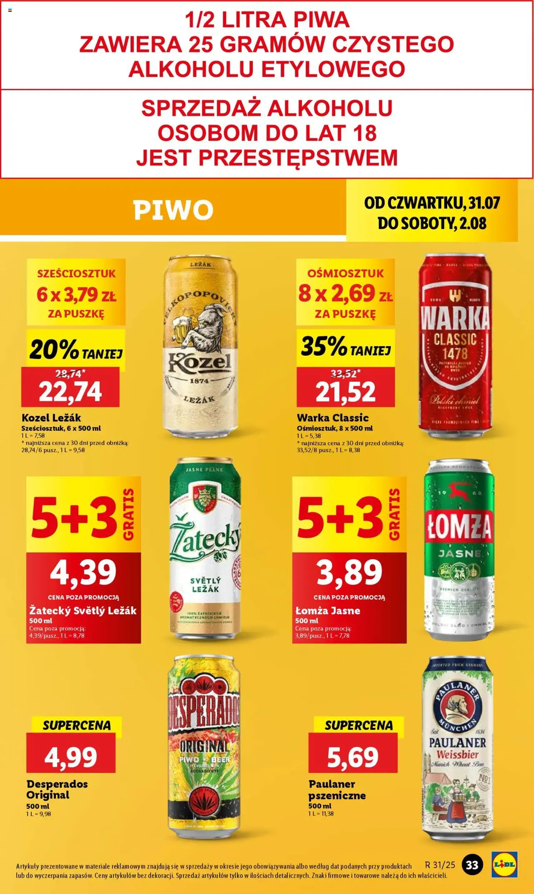 Lidl Gazetka - ważny gazetka od 31.07.2025 strona 47 z 63 Lidl Gazetka - ważny gazetka od 31.07.2025 strona 47 z 63