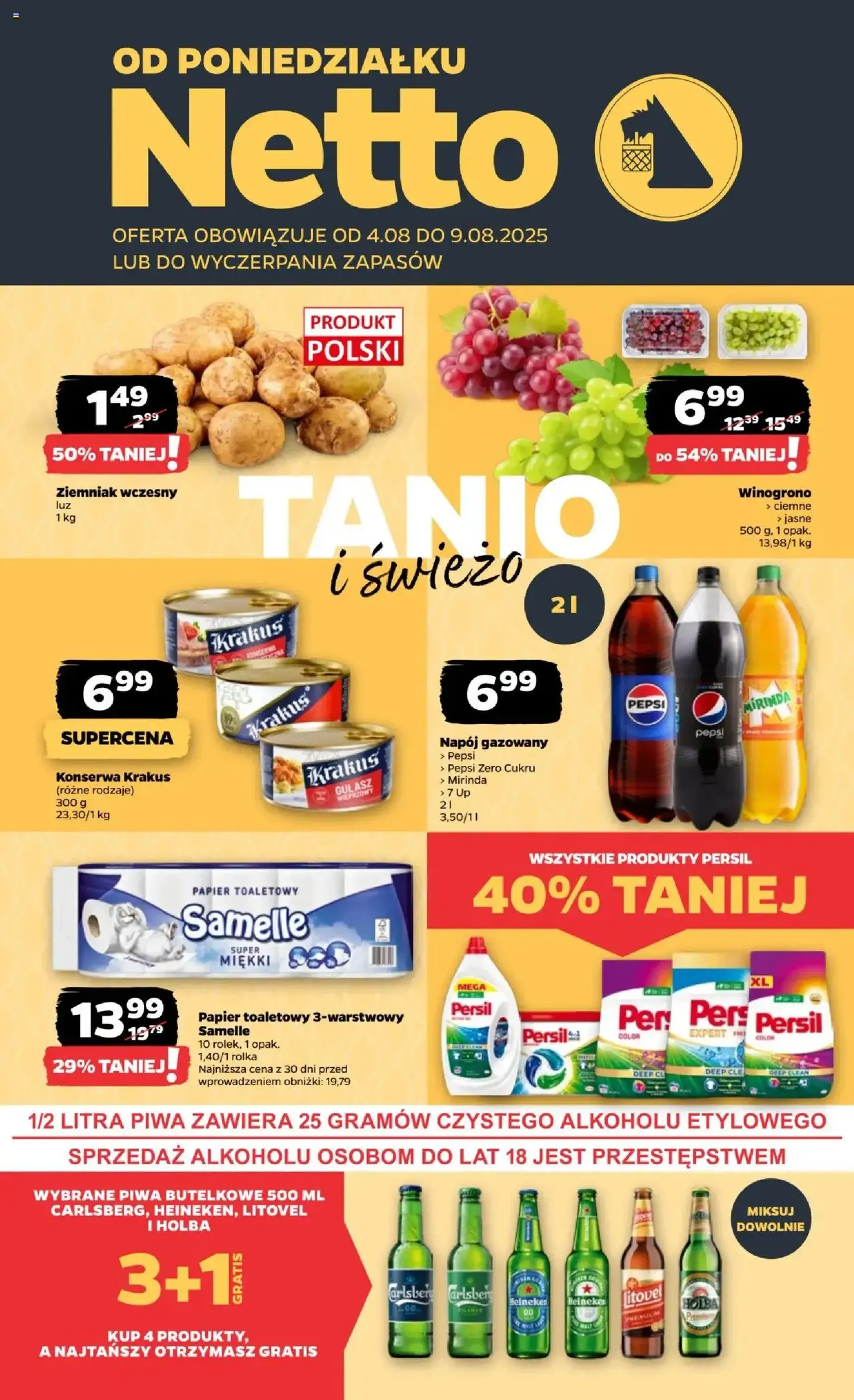 Netto gazetka - Spożywcza - ważny gazetka od 04.08.2025 strona 1 z 28 Netto gazetka - Spożywcza - ważny gazetka od 04.08.2025 strona 1 z 28