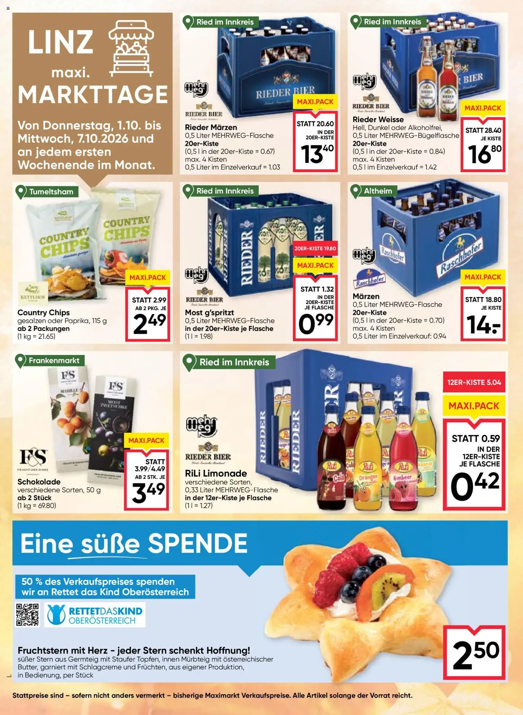 Maximarkt Flugblatt - Gültiger Prospekt ab 01.10.2026, Seite 6 von insgesamt 8