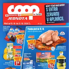 COOP Jednota leták - náhľad letáku platný od 15.10.2026
