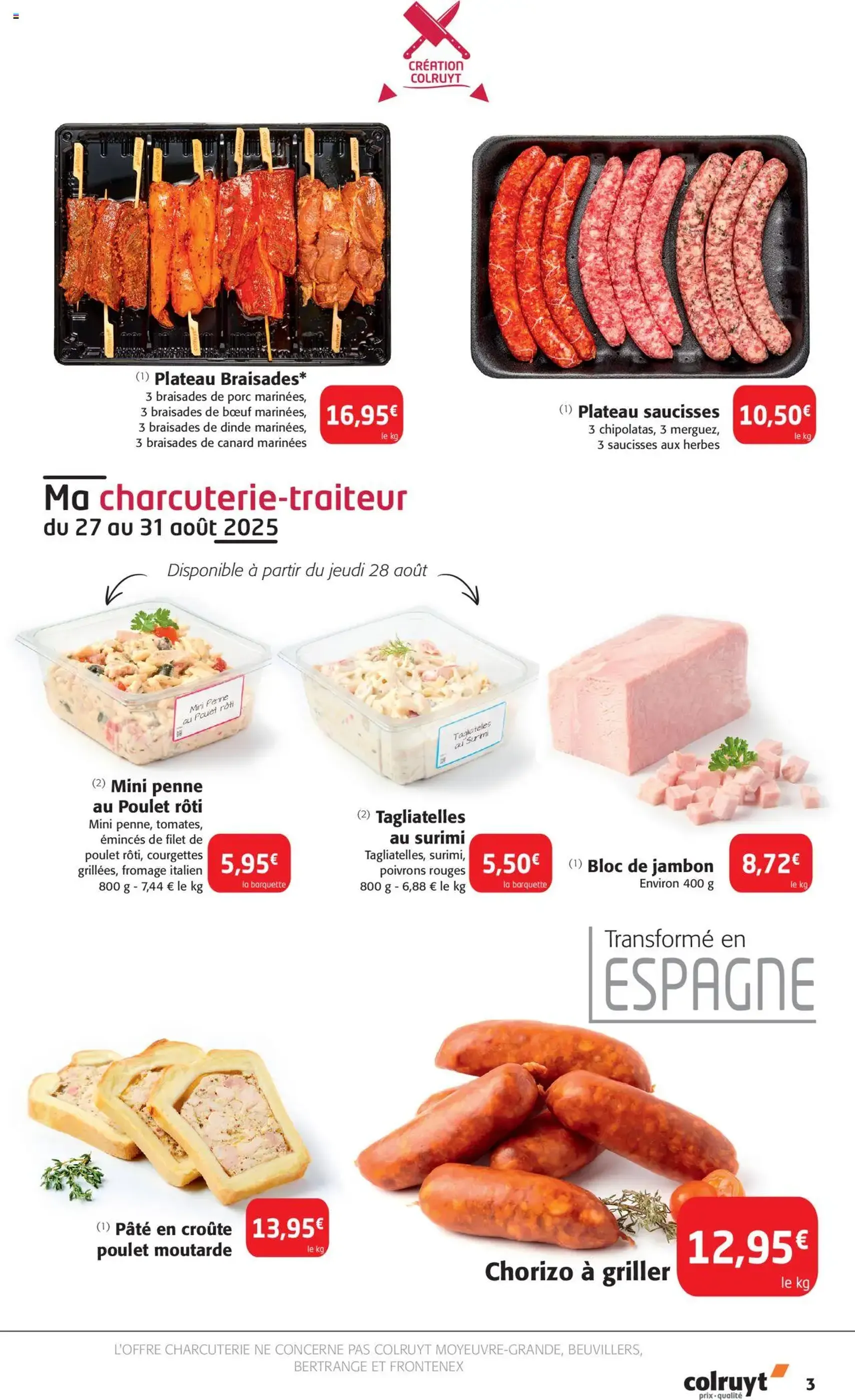 Colruyt catalogue - brochure valable à partir du 27/08/2025, page 3 sur 32 Colruyt catalogue - brochure valable à partir du 27/08/2025, page 3 sur 32