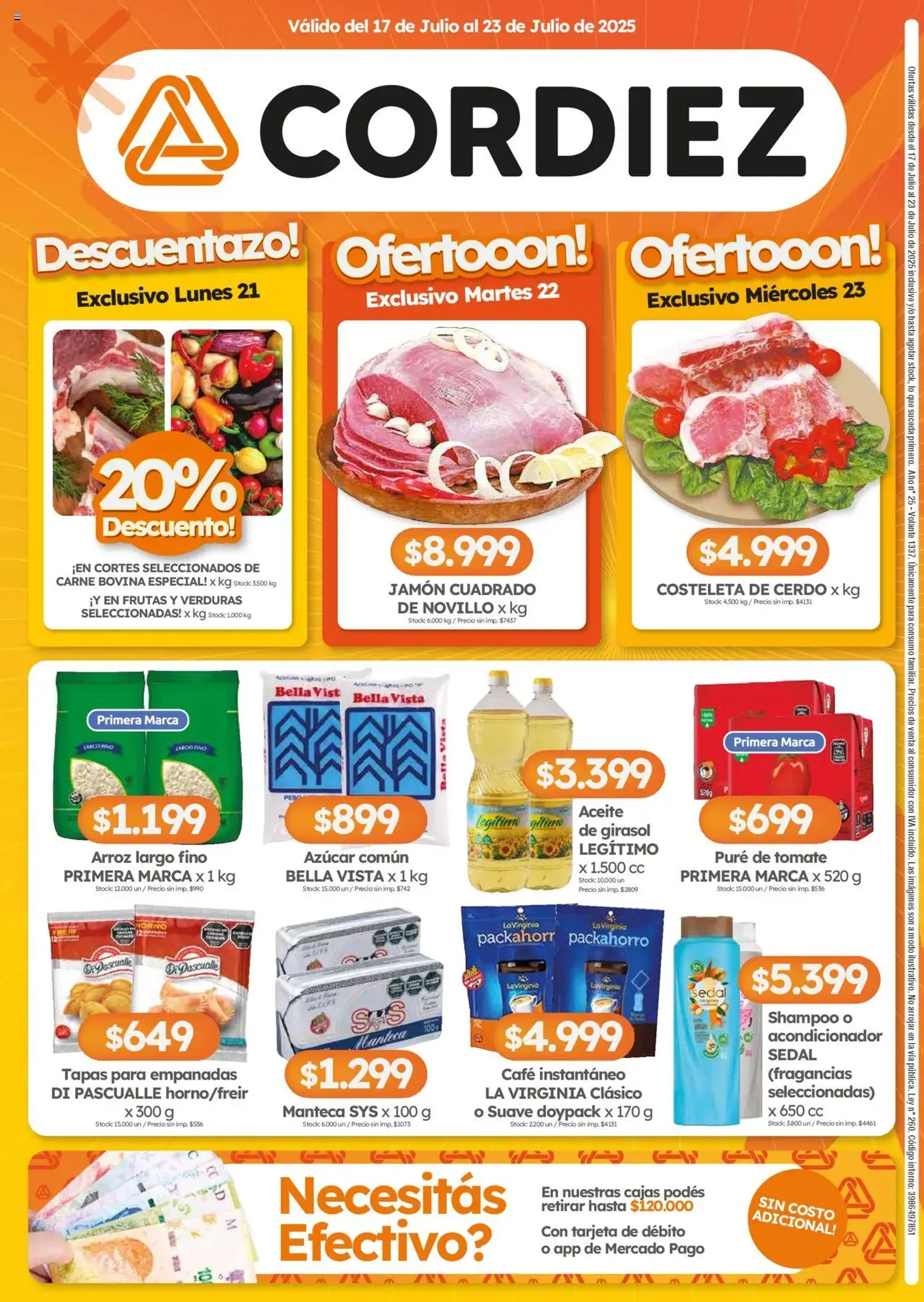 Cordiez ofertas - folleto válido desde 17/07/2025 página 8 de 8 Cordiez ofertas - folleto válido desde 17/07/2025 página 8 de 8