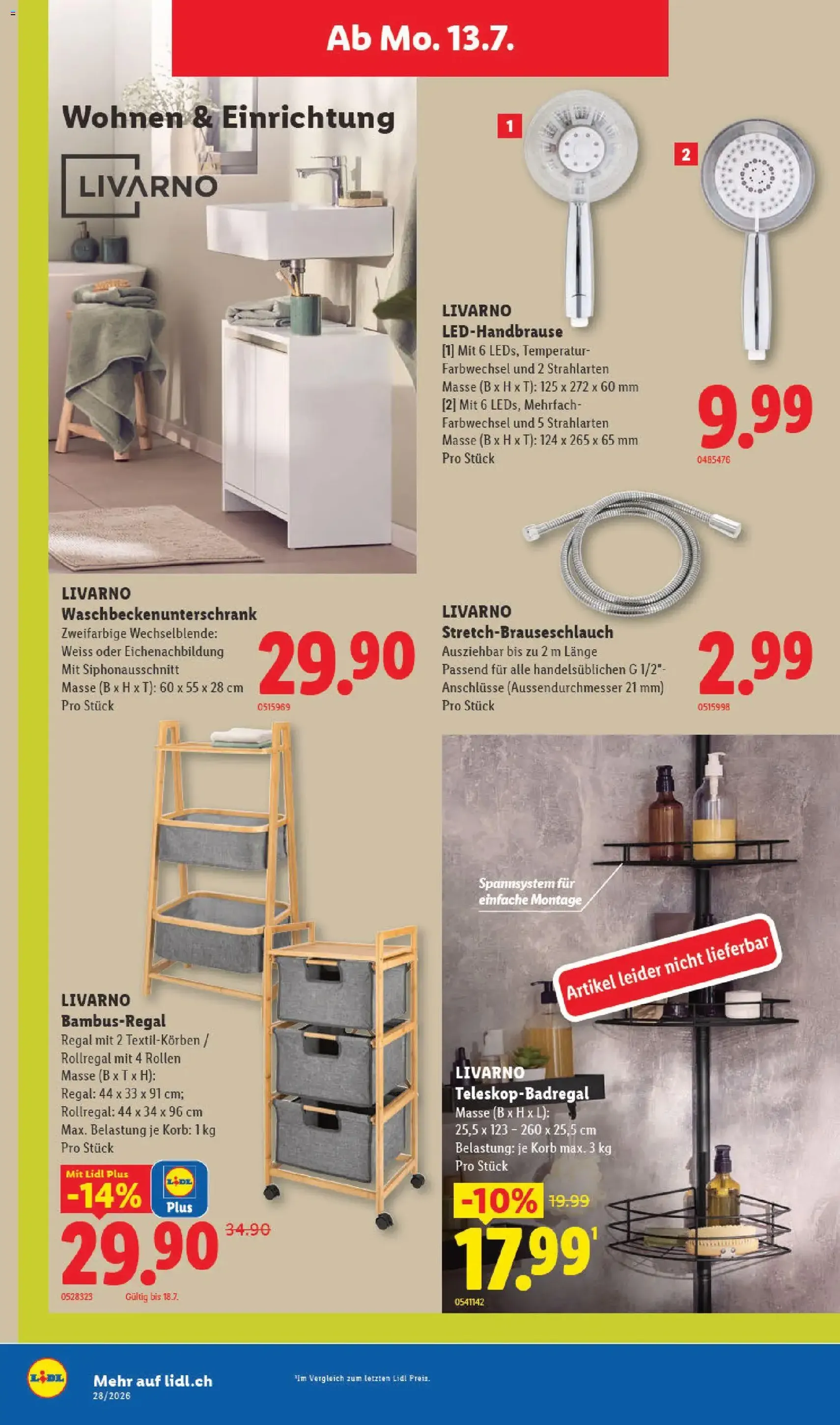 Lidl aktionen - Gültiger Prospekt ab 09.07.2026, Seite 32 von insgesamt 36