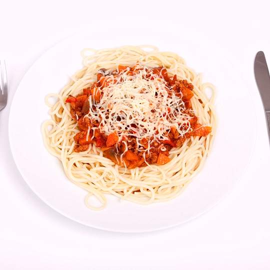 Anteprima ricetta Pasta con pomodori e formaggio