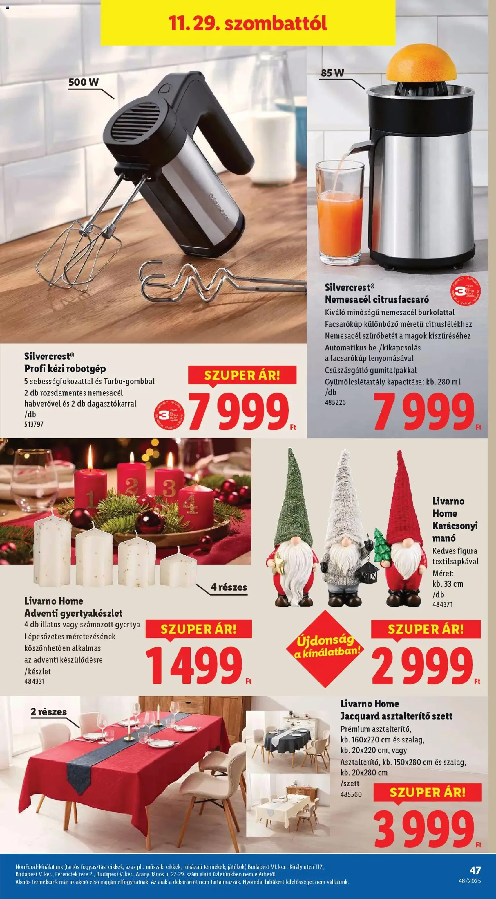 Lidl Akciós újság - 2025.11.27. érvényes szórólap 47 oldal 68 oldalból