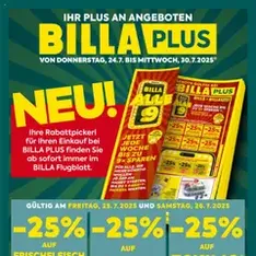 Billa Plus Flugblatt - Prospekt Vorschau gültig ab 24.07.2025