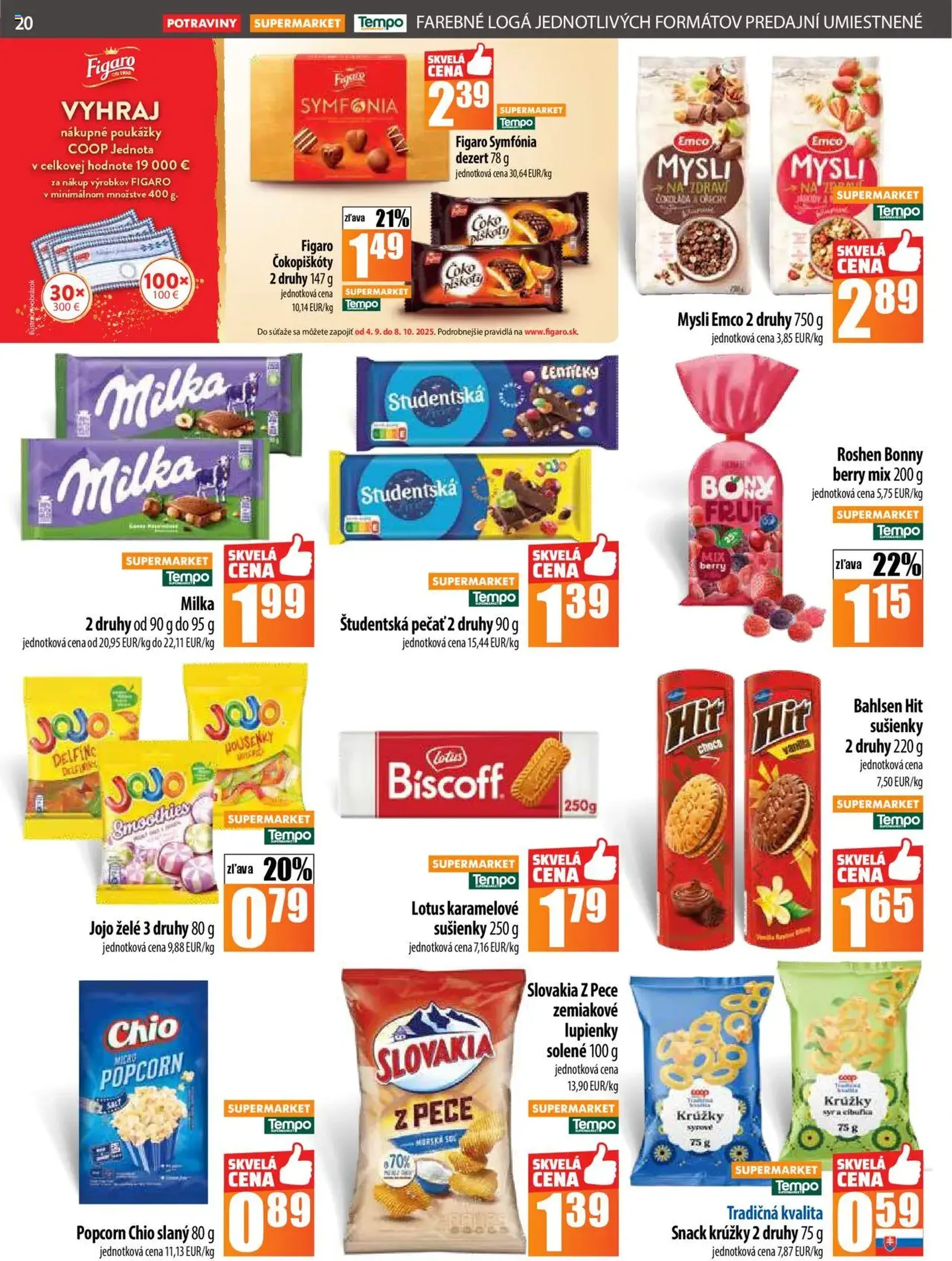 COOP Jednota leták - platný leták od 11.09.2025 strana 20 z 28 COOP Jednota leták - platný leták od 11.09.2025 strana 20 z 28