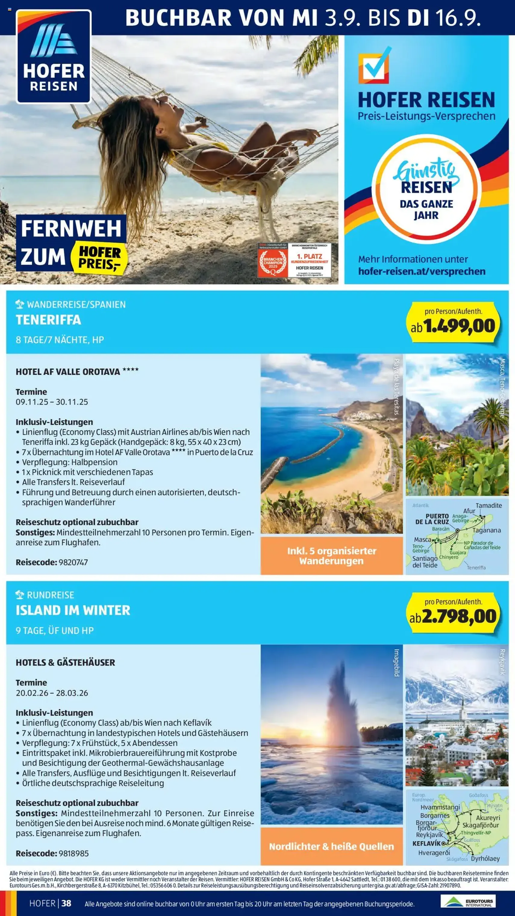 Hofer Flugblatt - Gültiger Prospekt ab 05.09.2025, Seite 42 von insgesamt 45 Hofer Flugblatt - Gültiger Prospekt ab 05.09.2025, Seite 42 von insgesamt 45
