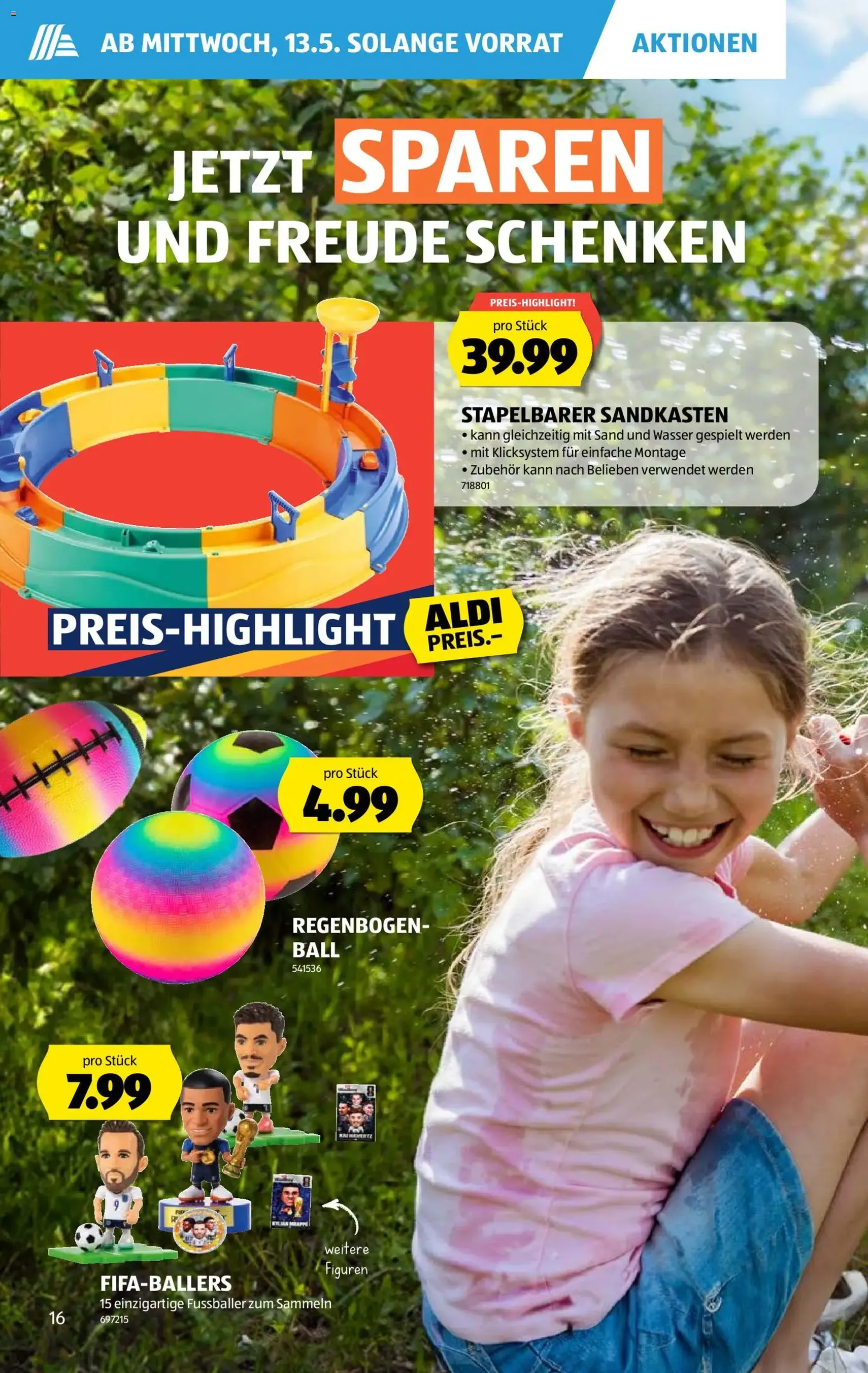 Aldi aktionen - Gültiger Prospekt ab 13.05.2026, Seite 16 von insgesamt 37