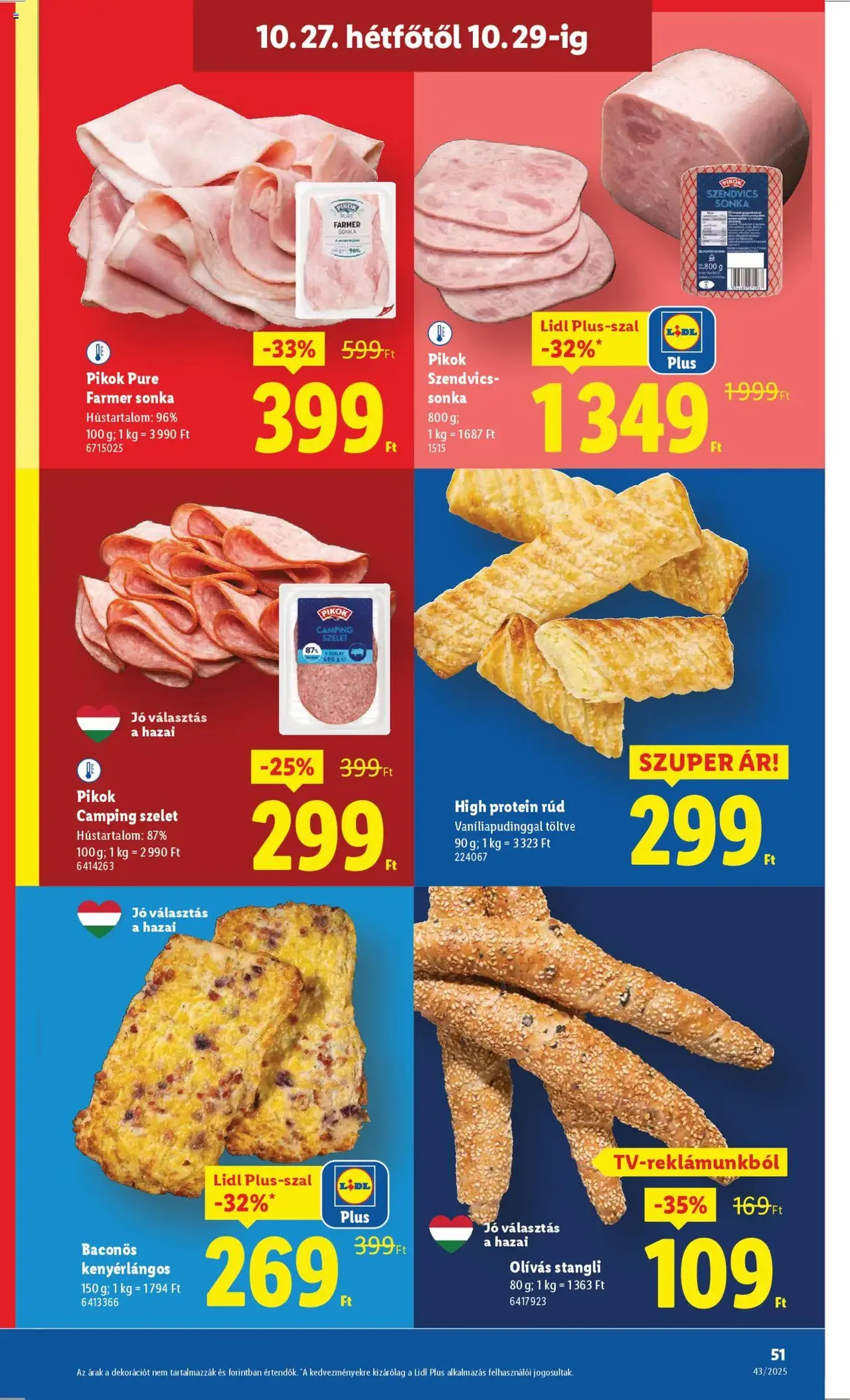 Lidl Akciós újság - 2025.10.22. érvényes szórólap 51 oldal 64 oldalból Lidl Akciós újság - 2025.10.22. érvényes szórólap 51 oldal 64 oldalból