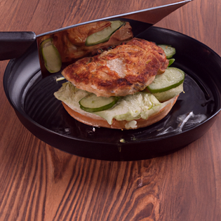 Previsualización de la receta Hamburguesas de pollo caseras