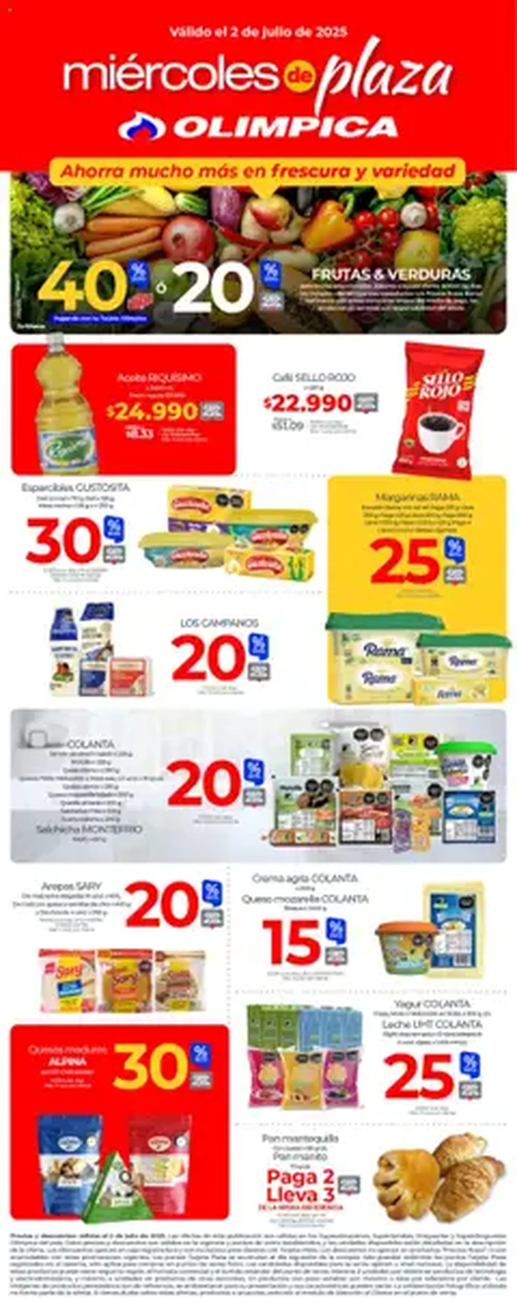 Olímpica - Catálogo - folleto válido desde 02/07/2025 página 1 de 1