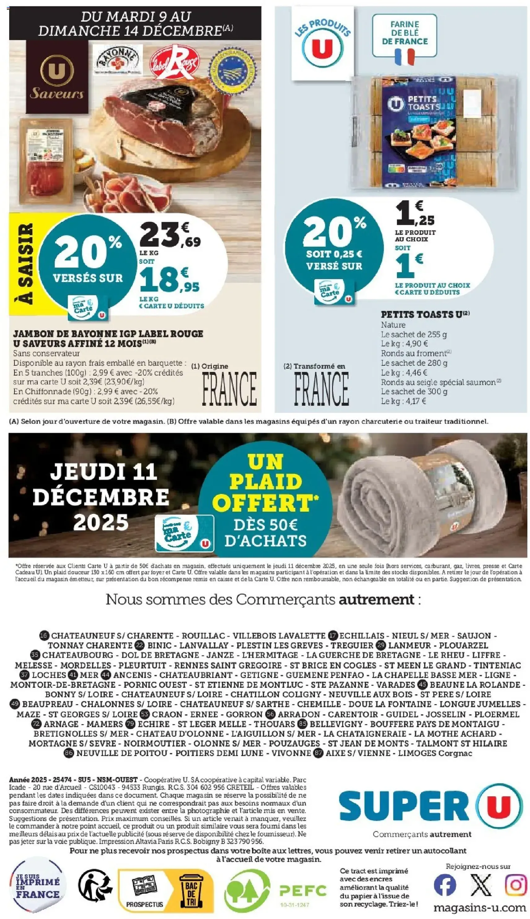 Super U catalogue - brochure valable à partir du 09/12/2025, page 60 sur 60