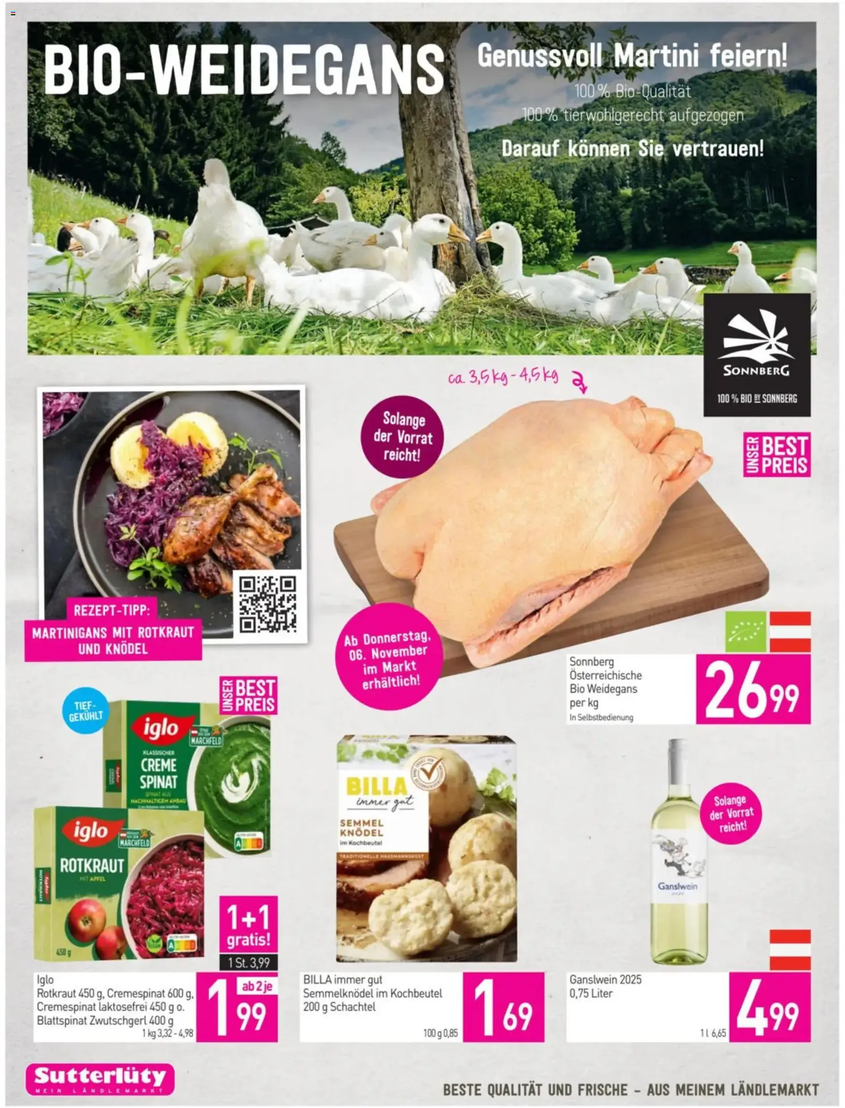 Sutterlüty Flugblatt - Gültiger Prospekt ab 30.10.2025, Seite 12 von insgesamt 24