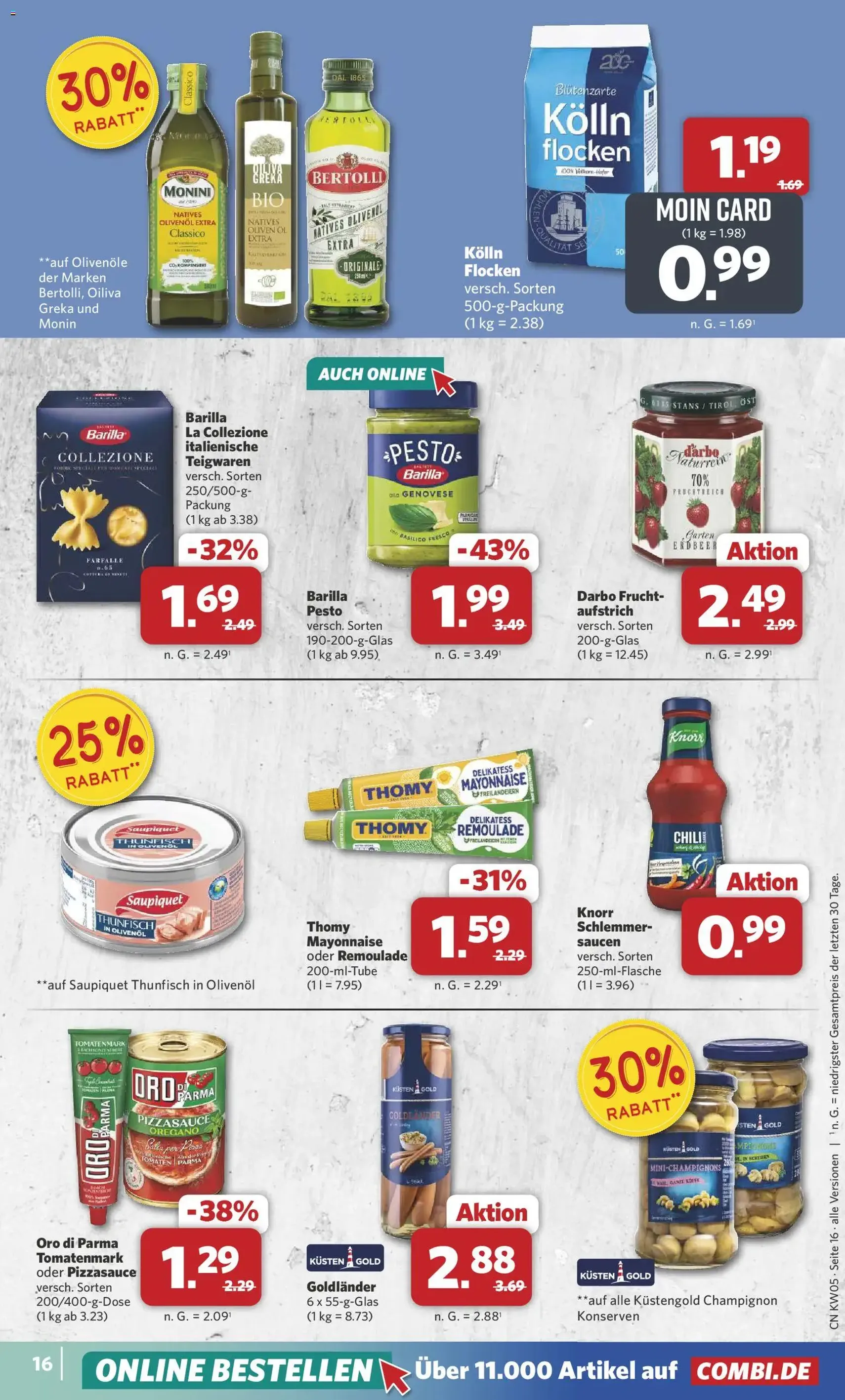 Combi Prospekt - Gültiger Prospekt ab 26.01.2026, Seite 16 von insgesamt 31
