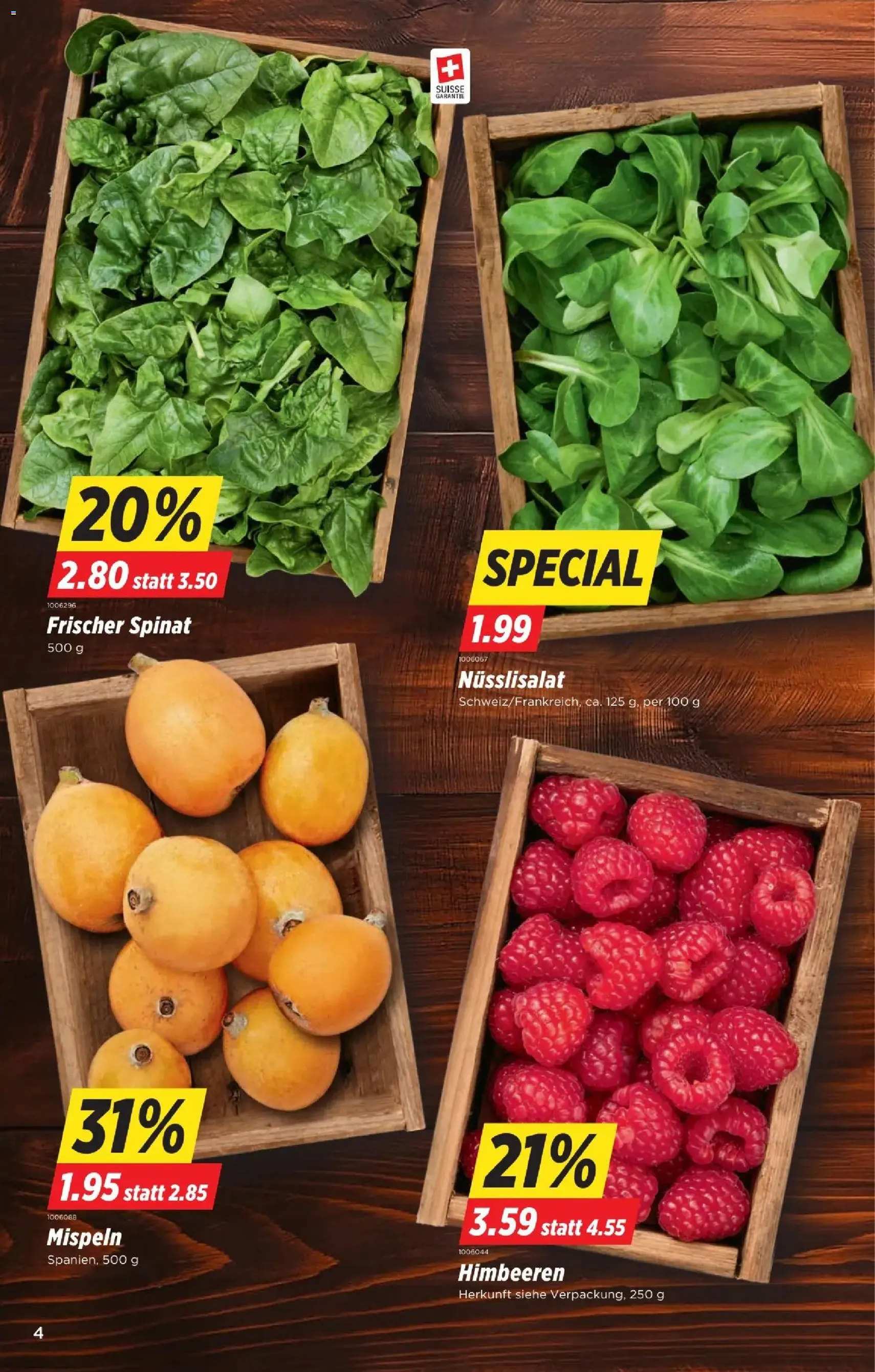 Denner aktionen - Gültiger Prospekt ab 23.04.2026, Seite 4 von insgesamt 22