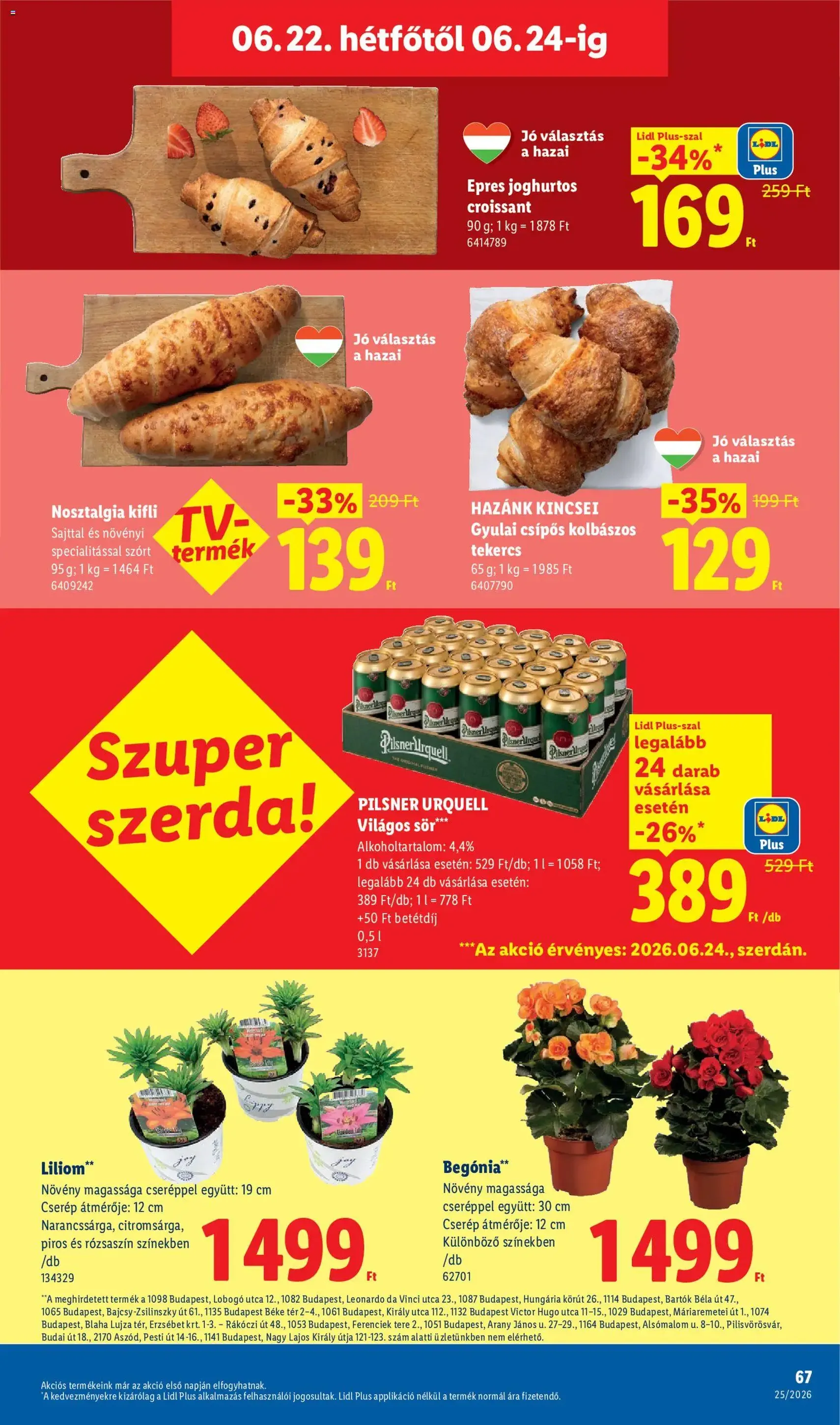 Lidl akciós újság - 2026.06.18. érvényes szórólap 67 oldal 78 oldalból