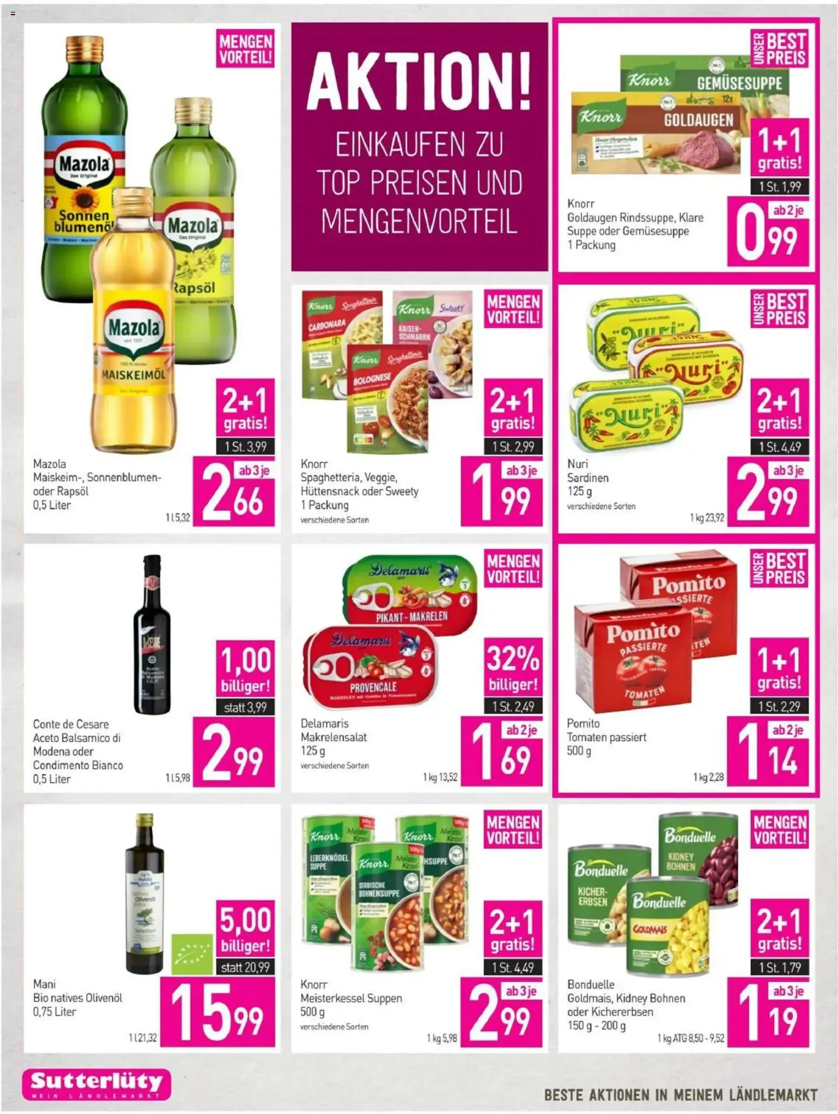 Sutterlüty Flugblatt - Gültiger Prospekt ab 26.03.2026, Seite 20 von insgesamt 24