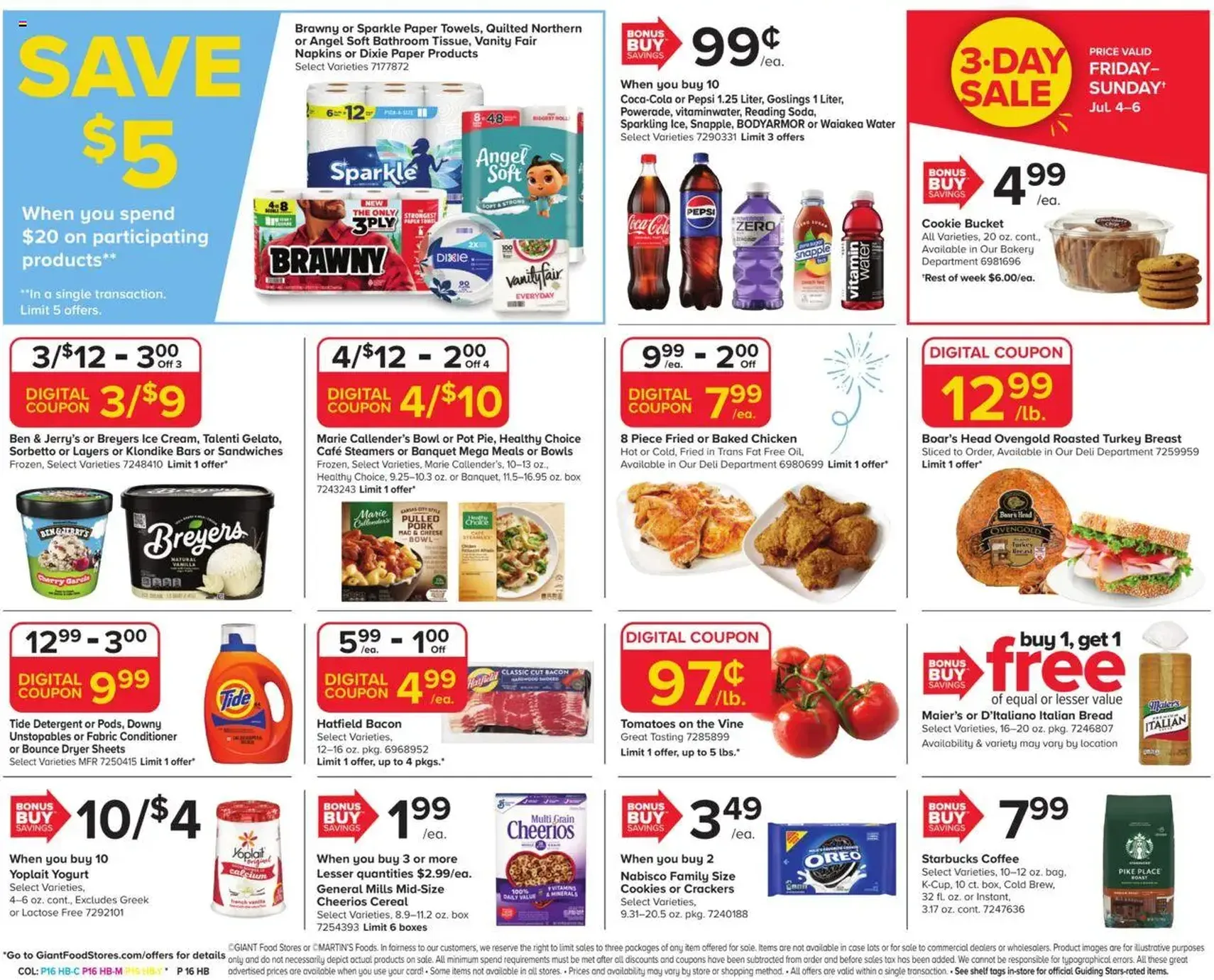 Giant Weekly Ad - valid flyer from 07/04/2025, page 4 of 19 Giant Weekly Ad - valid flyer from 07/04/2025, page 4 of 19