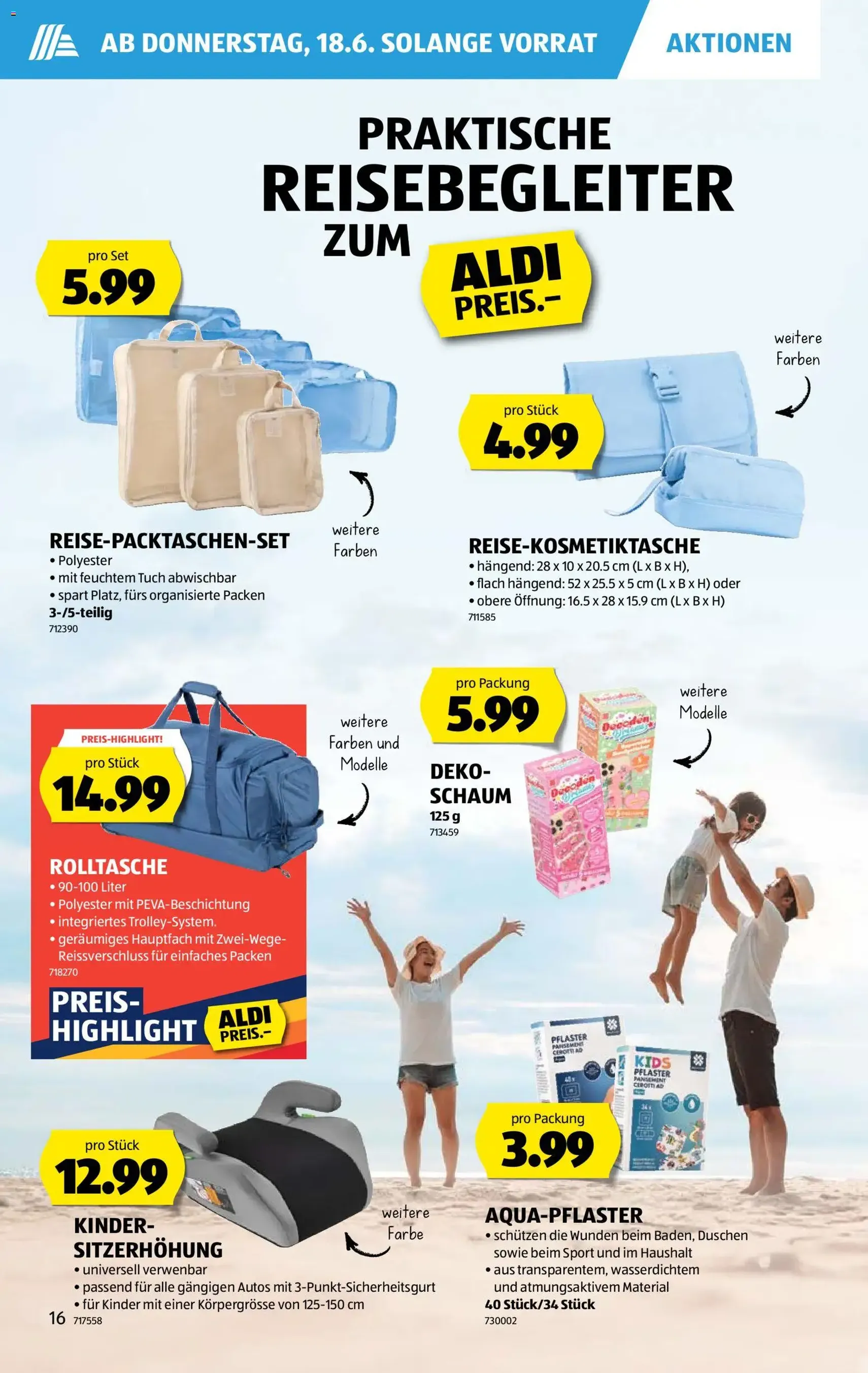 Aldi aktionen - Gültiger Prospekt ab 18.06.2026, Seite 16 von insgesamt 44