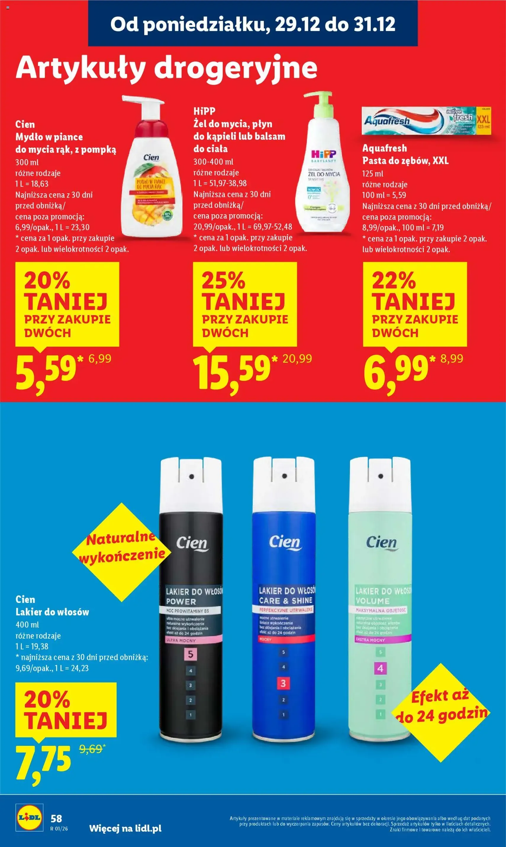 Lidl Gazetka - ważny gazetka od 29.12.2025 strona 58 z 64
