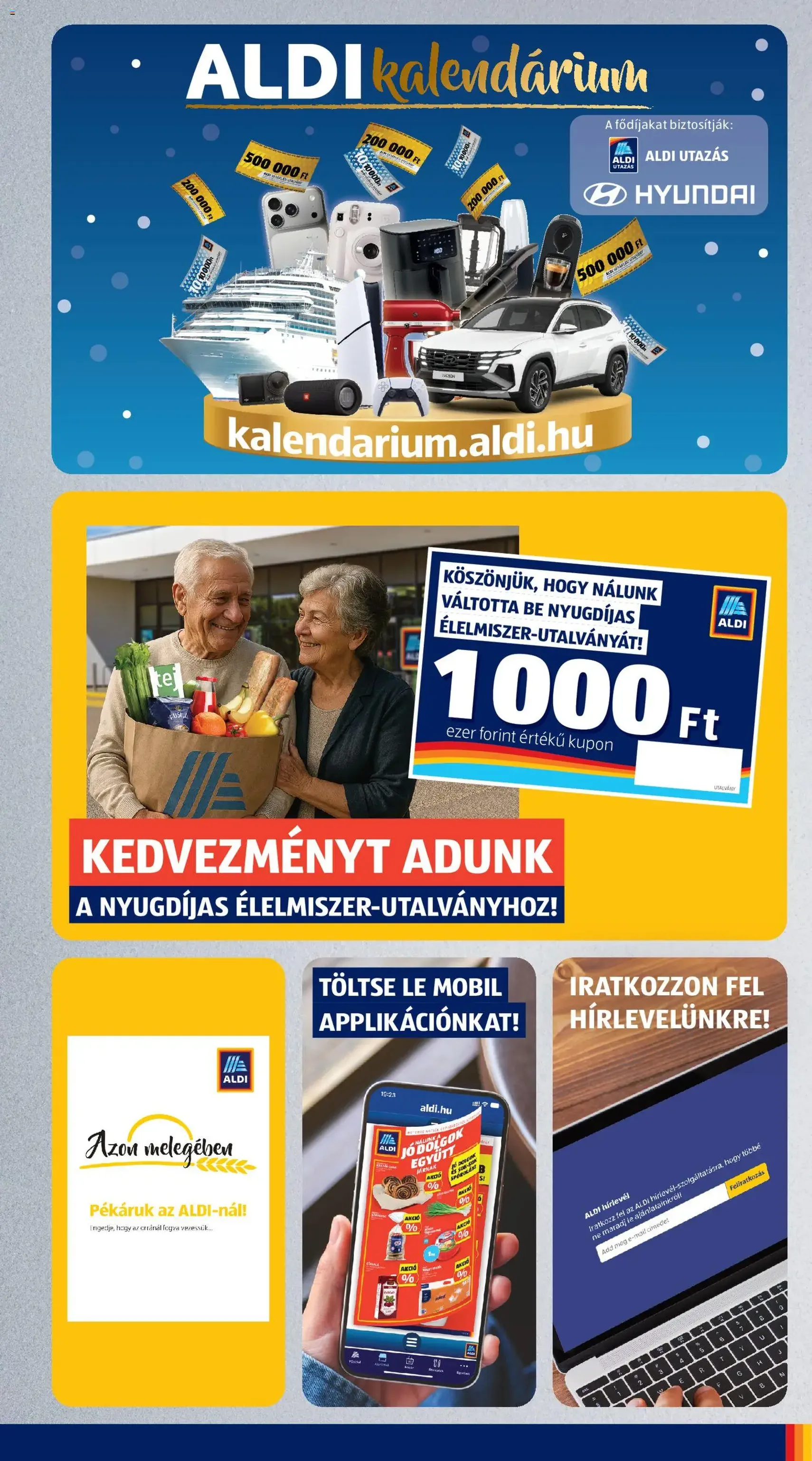 Aldi Akciós újság - 2025.10.30. érvényes szórólap 3 oldal 55 oldalból Aldi Akciós újság - 2025.10.30. érvényes szórólap 3 oldal 55 oldalból