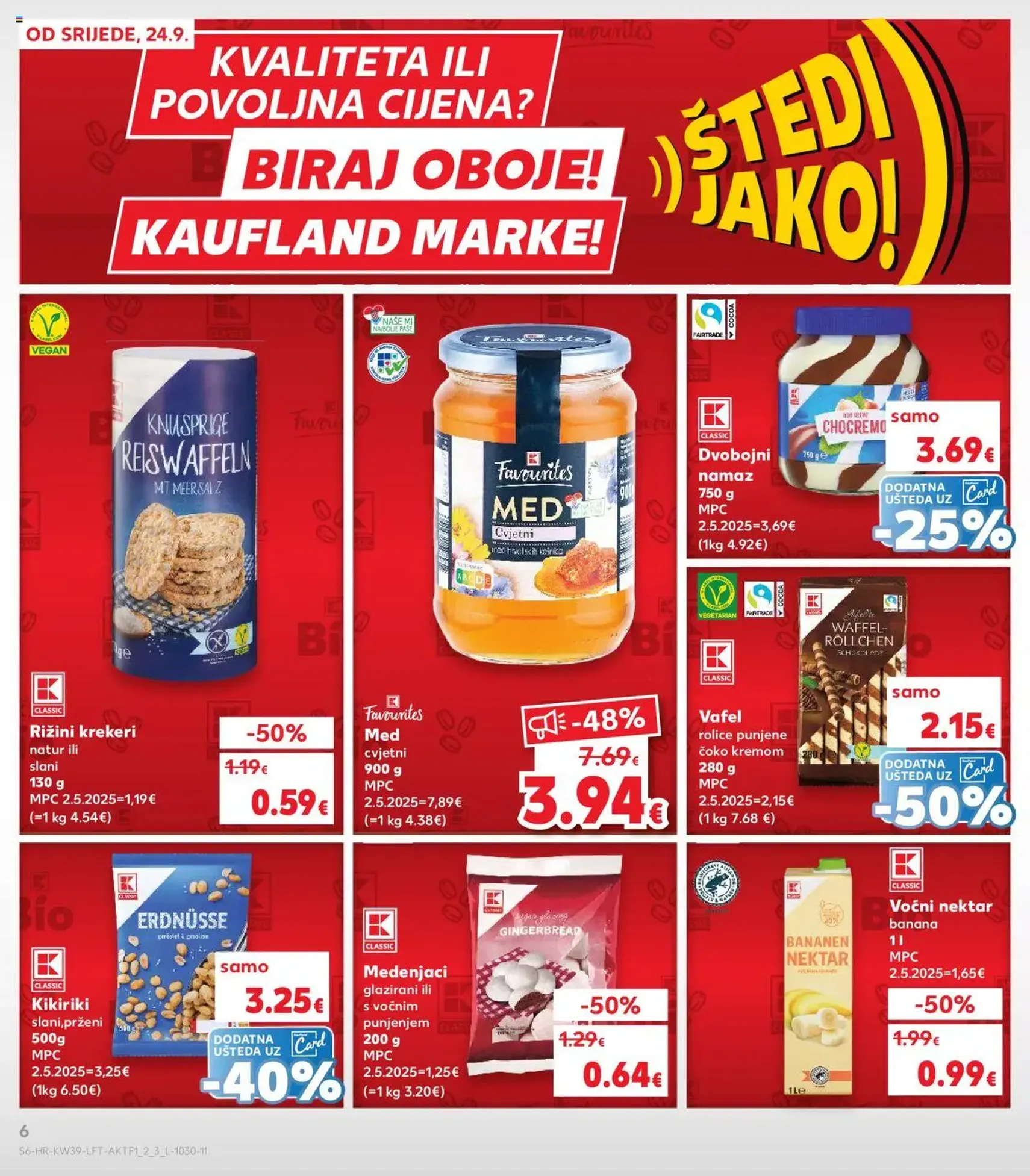 Kaufland HR - Osijek - 2025.09.24. érvényes szórólap 6 oldal 32 oldalból