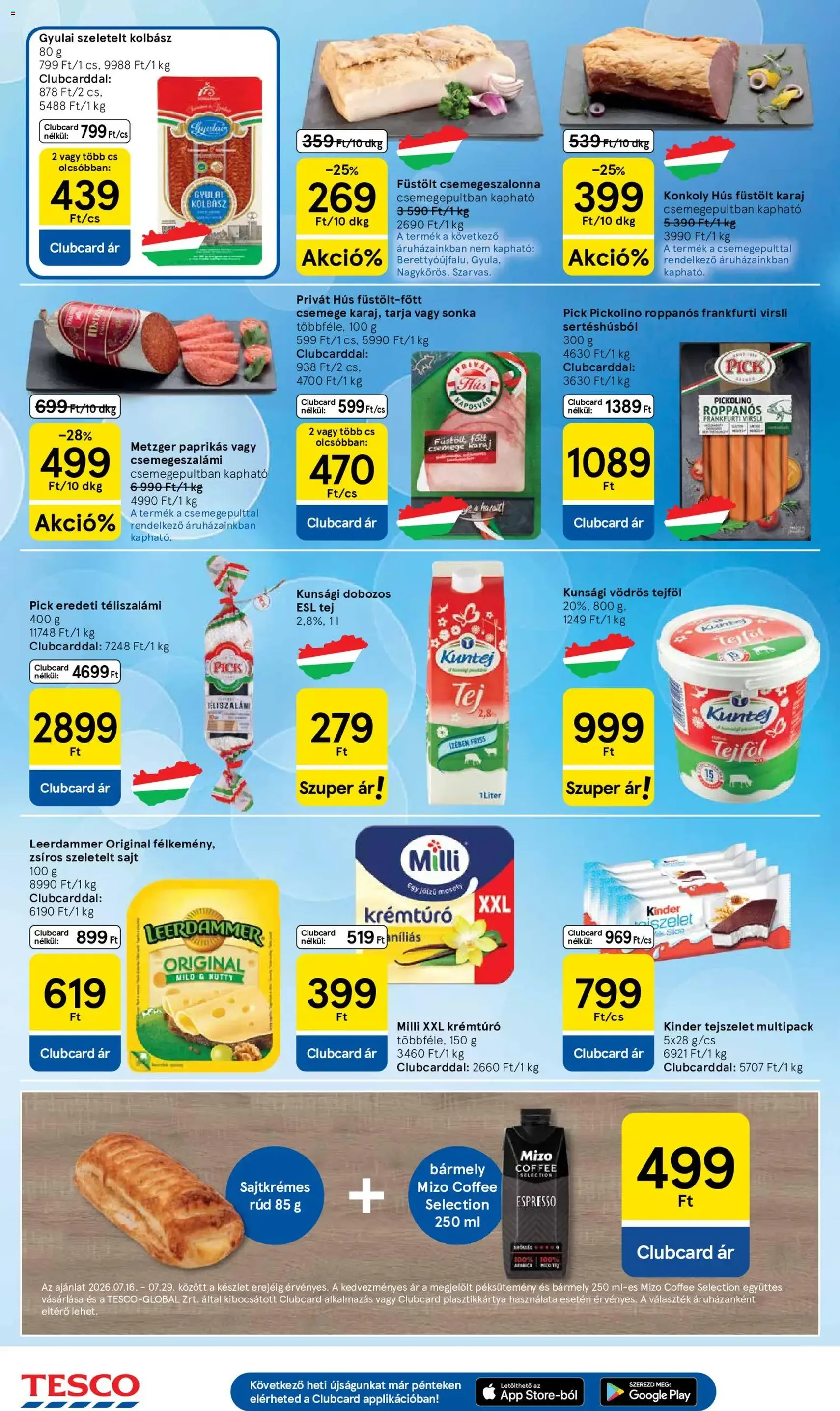 Tesco aktuális akciós újság - 2026.07.23. érvényes szórólap 4 oldal 30 oldalból