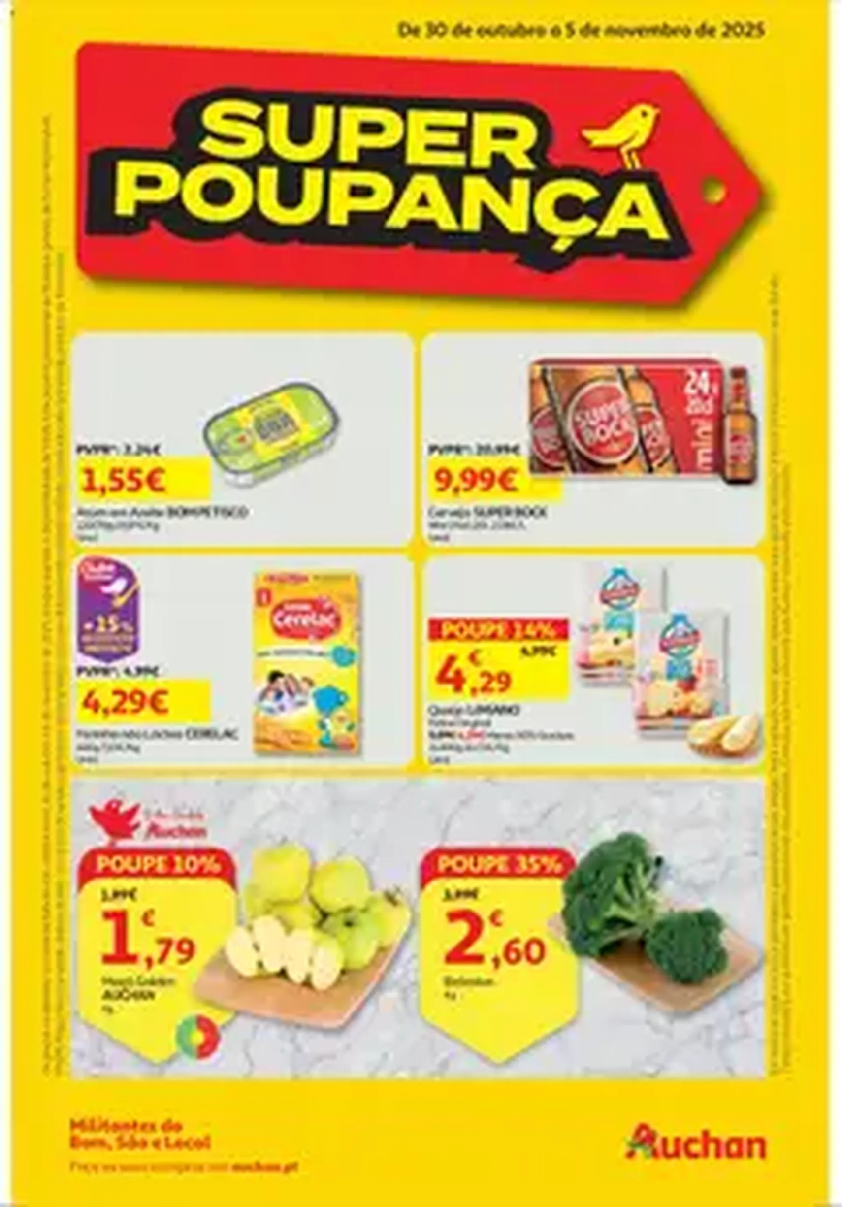 Auchan folheto - folheto válido a partir de 30/10/2025 página 1 de 1