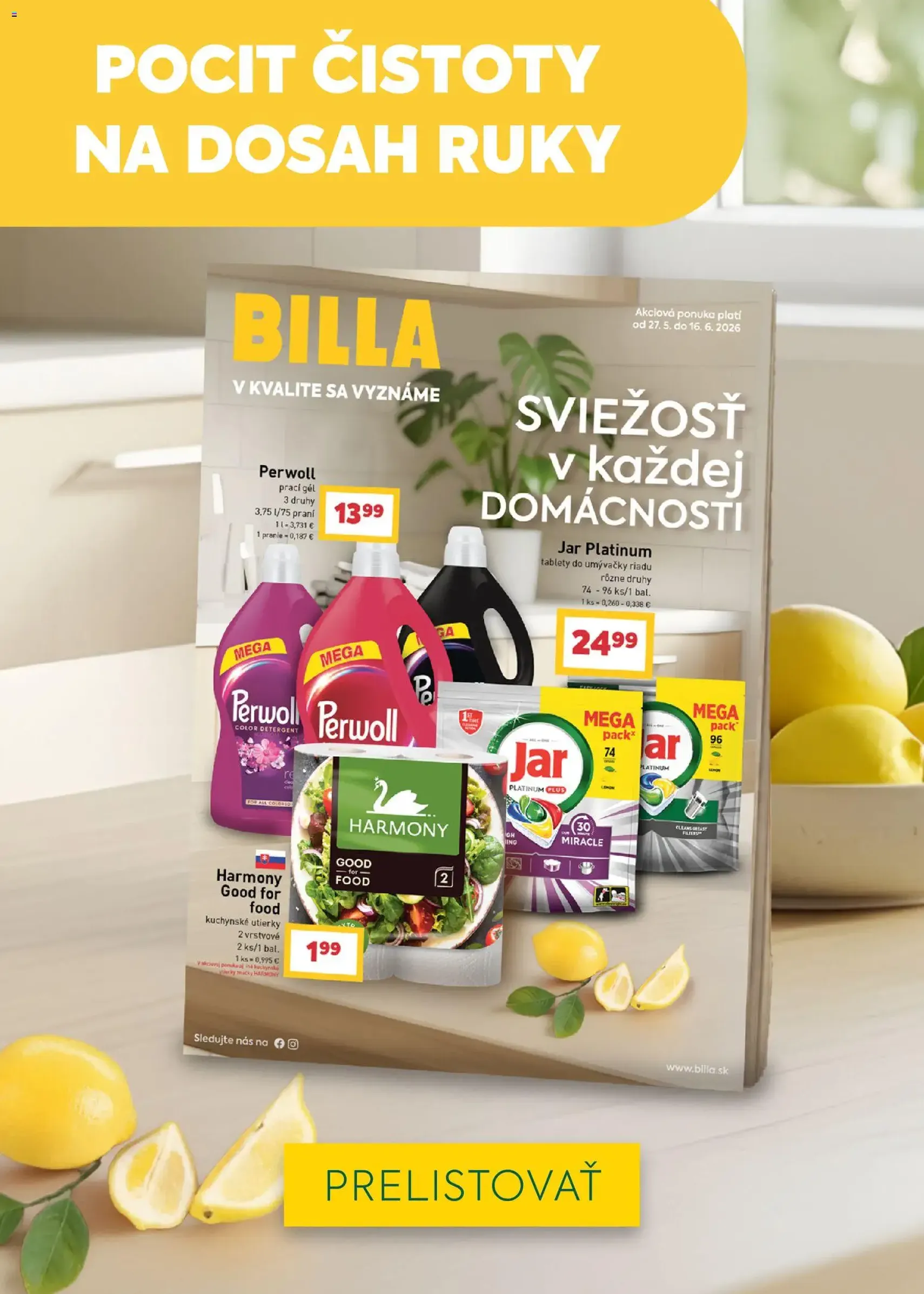Billa leták - platný leták od 03.06.2026 strana 27 z 29
